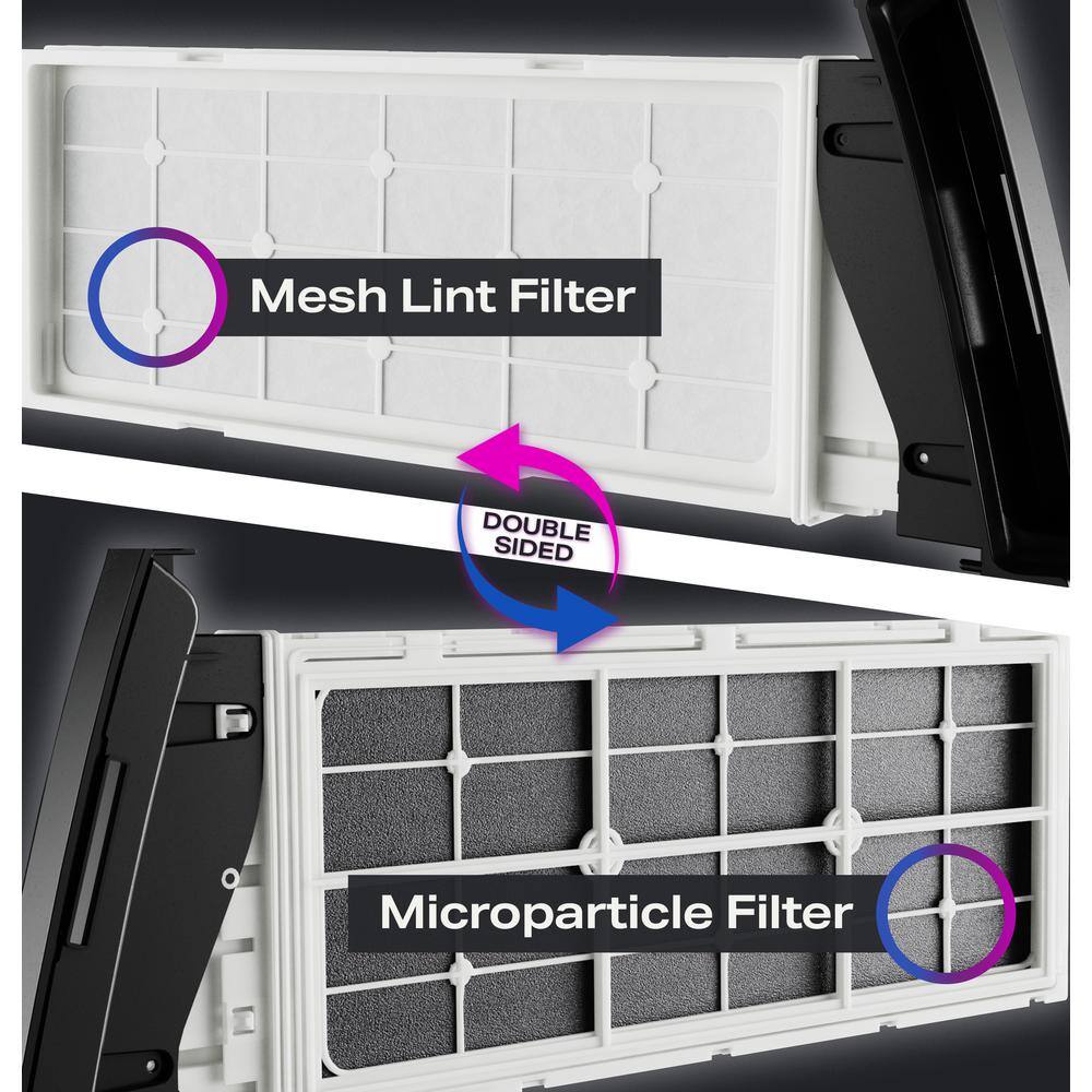 Laveuse-sécheuse combinée Profile UltraFast de 4,8 pi³ avec technologie de pompe à chaleur sans ventilation, couleur graphite carbone