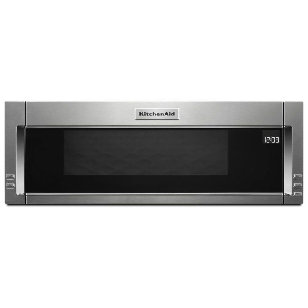 KitchenAid 30-Inch Low Profile Microwave Hood. 1000W. Stainless Steel. Dual LED. 4-Speed Ventilation