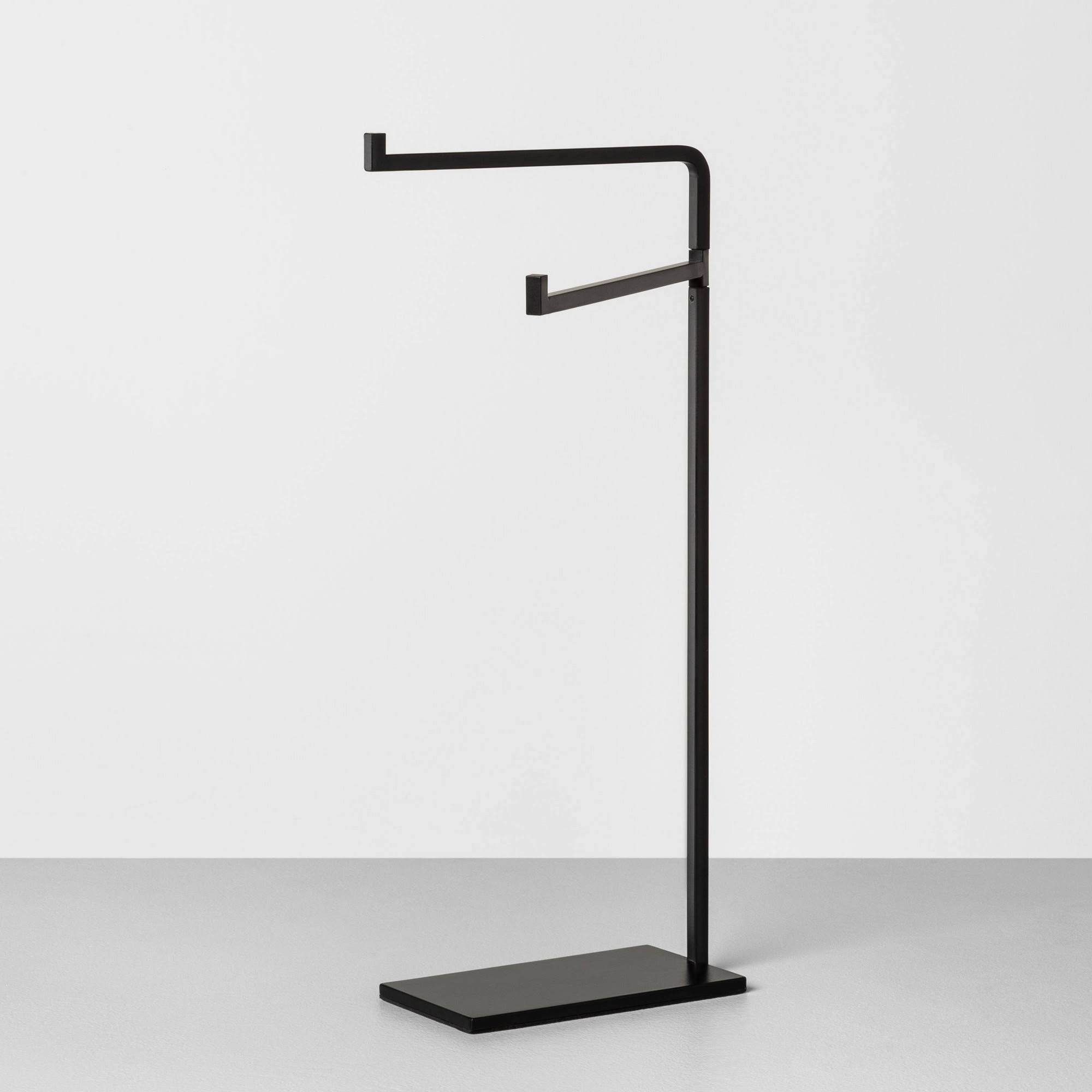 Metal Hand Towel Stand Matte Black - Hearth & Hand with Magnolia