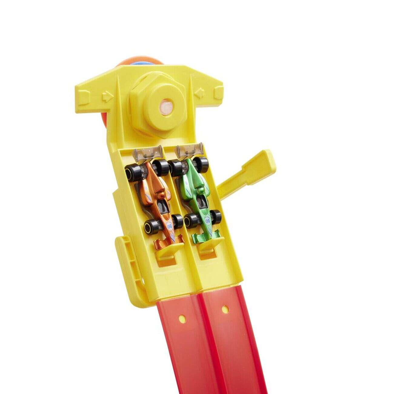 Circuit course voiture avec 2 véhicules métal L460cm