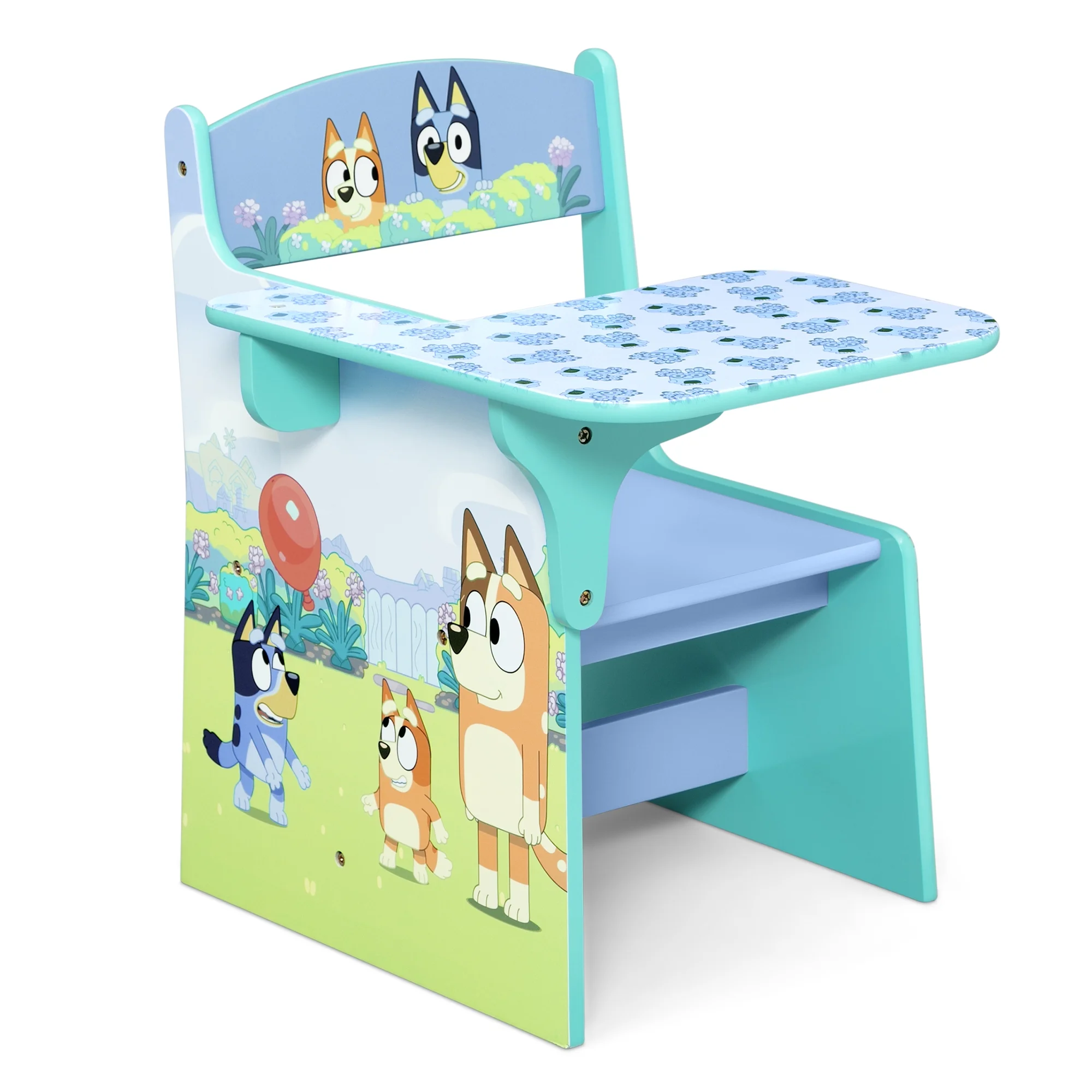 Bluey 3 - Piece Toddler Bedroom Set by Delta Children, Blue