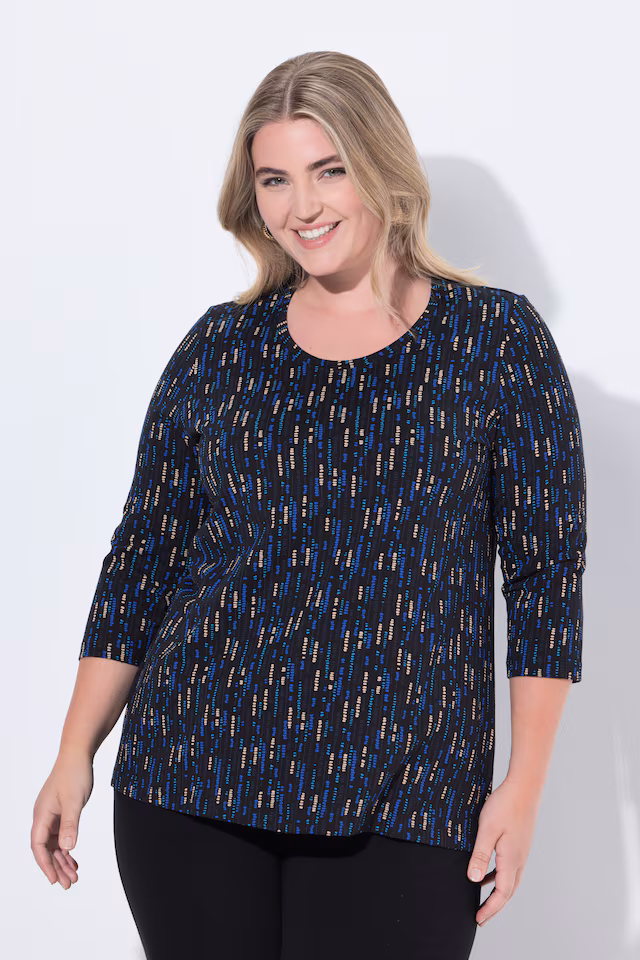 Dot Rain Print Cotton Tee