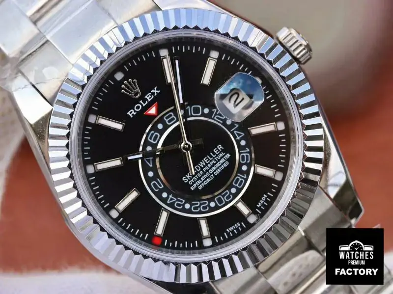 Rolex SKY DWELLER 326139 Black Dial