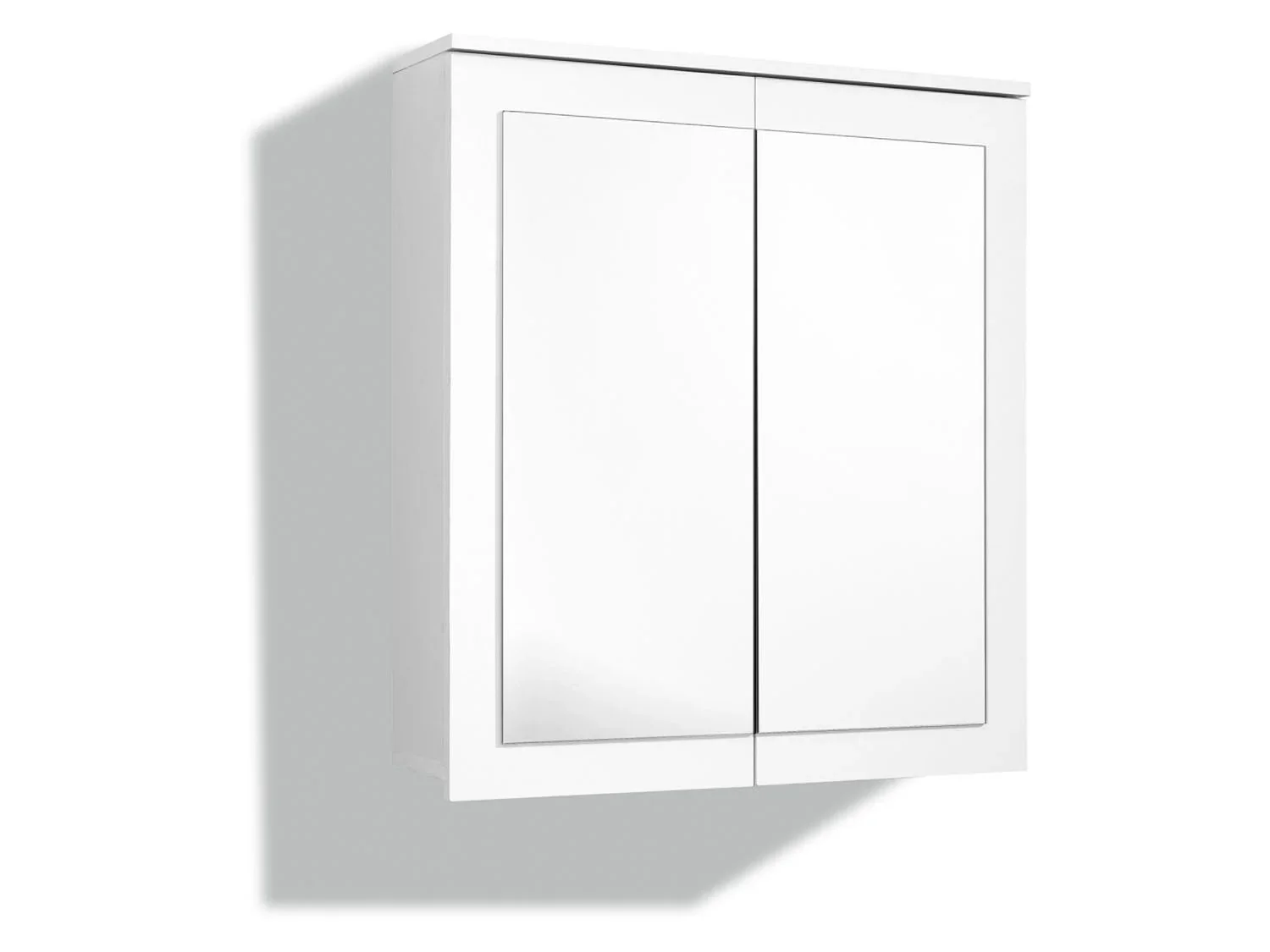 LIVARNO home Armoire de toilette miroir Basel, 68,5 x 76,1 x 17 cm, blanche