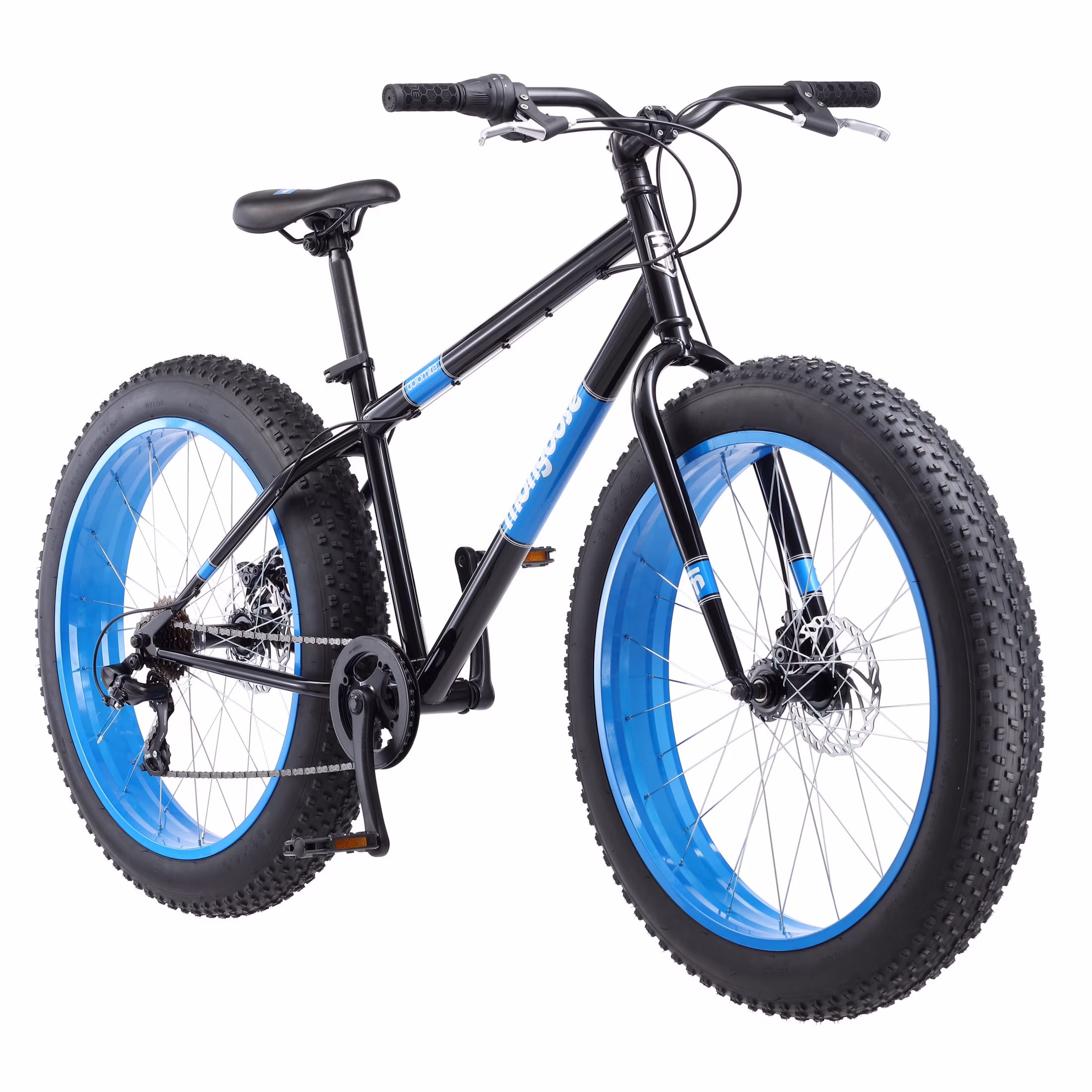 26" Dolomite Mens Fat Tire Bike, 7 Speeds, Adults Age 13+, Black