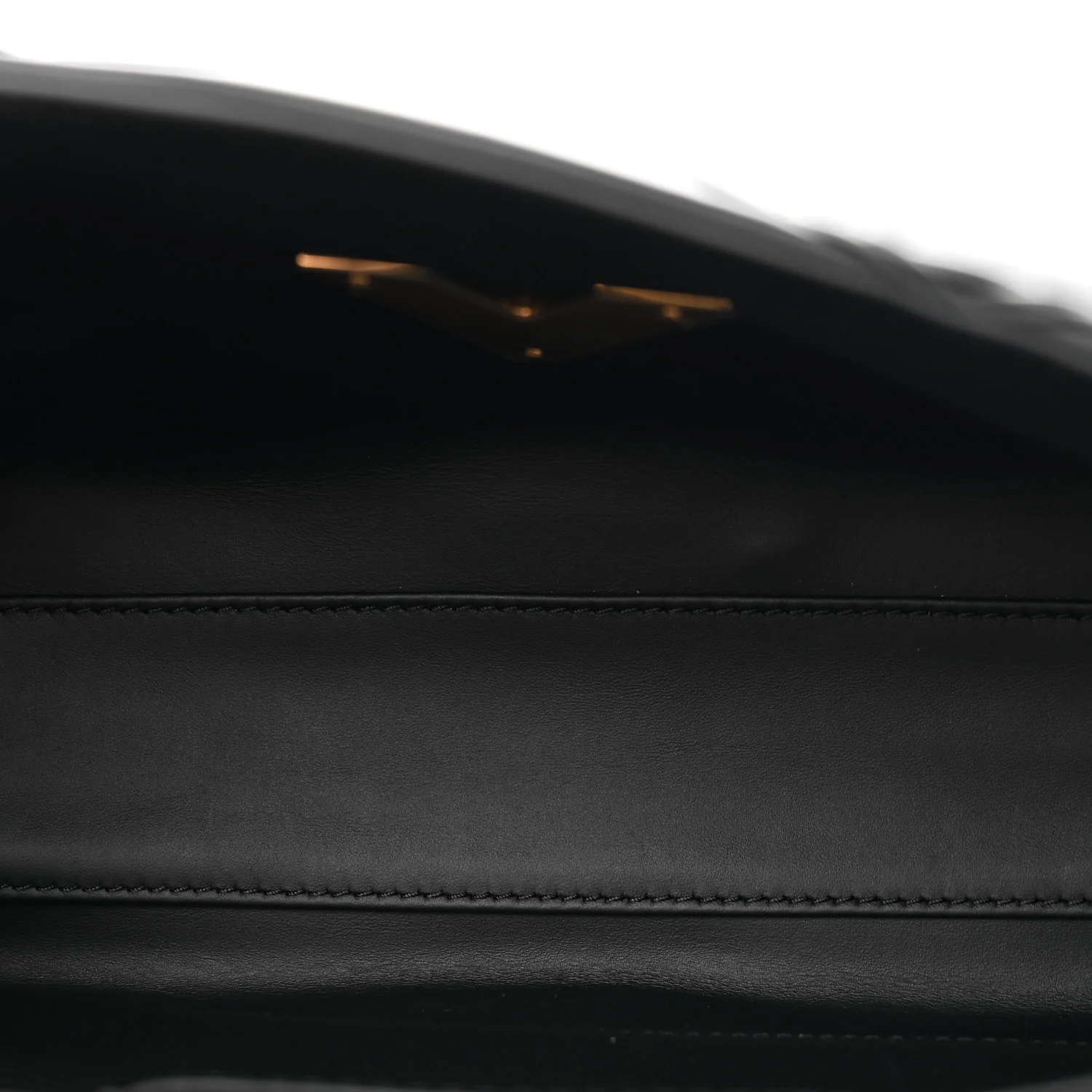 Lambskin Malletage Top Handle GO-14 GM Black