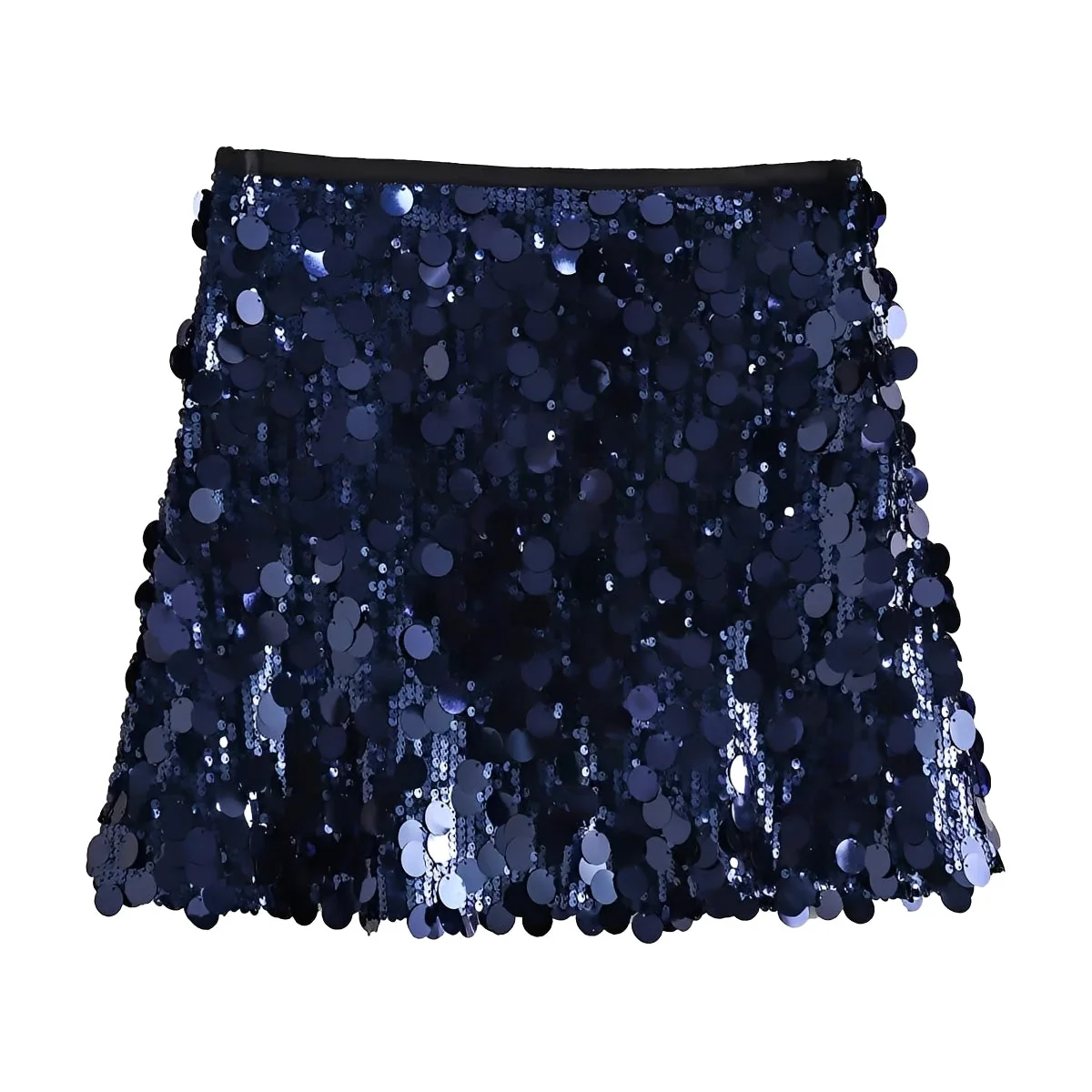 Abbey - Mini Jupe à Sequins Élégante