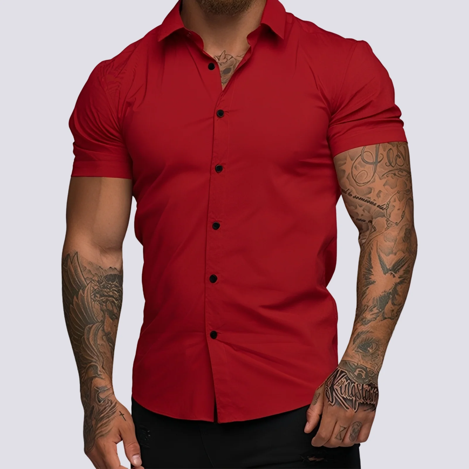 Lukas - Chemise à col extensible
