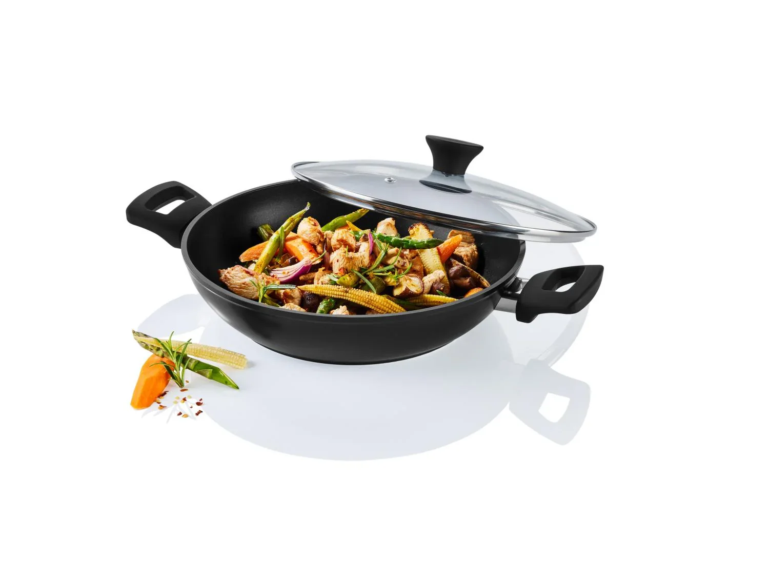 SILVERCREST Sauteuse en aluminium, 28cm