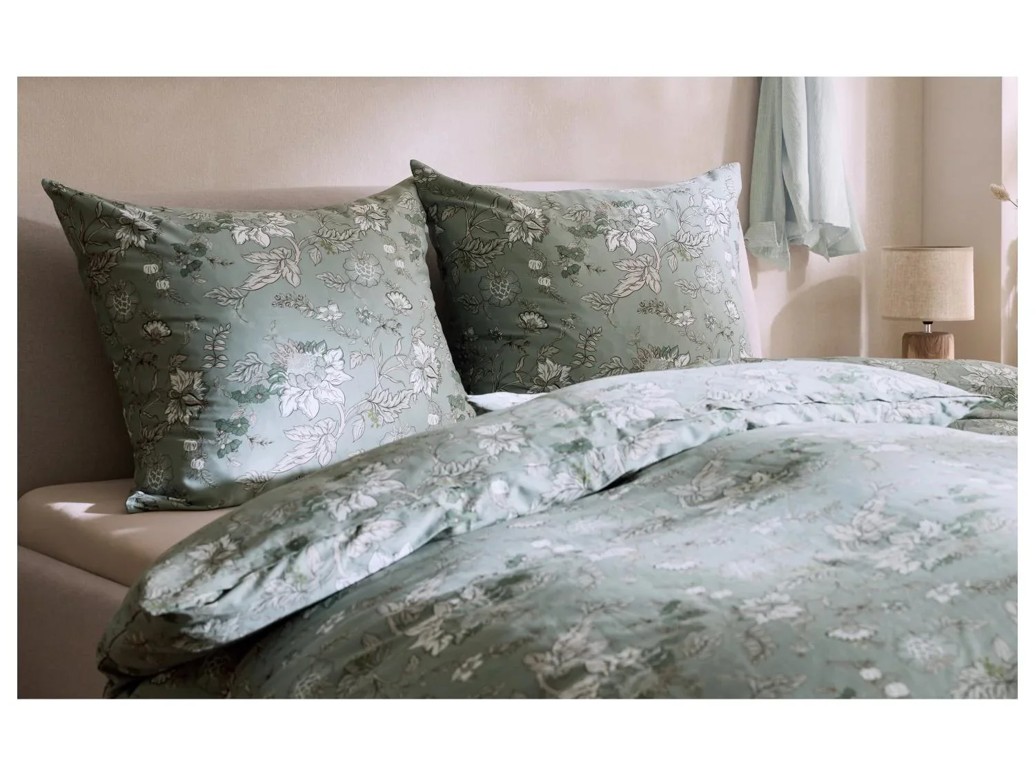 LIVARNO Parure de lit ou parure de lit double face en satin, 240 x 220 cm