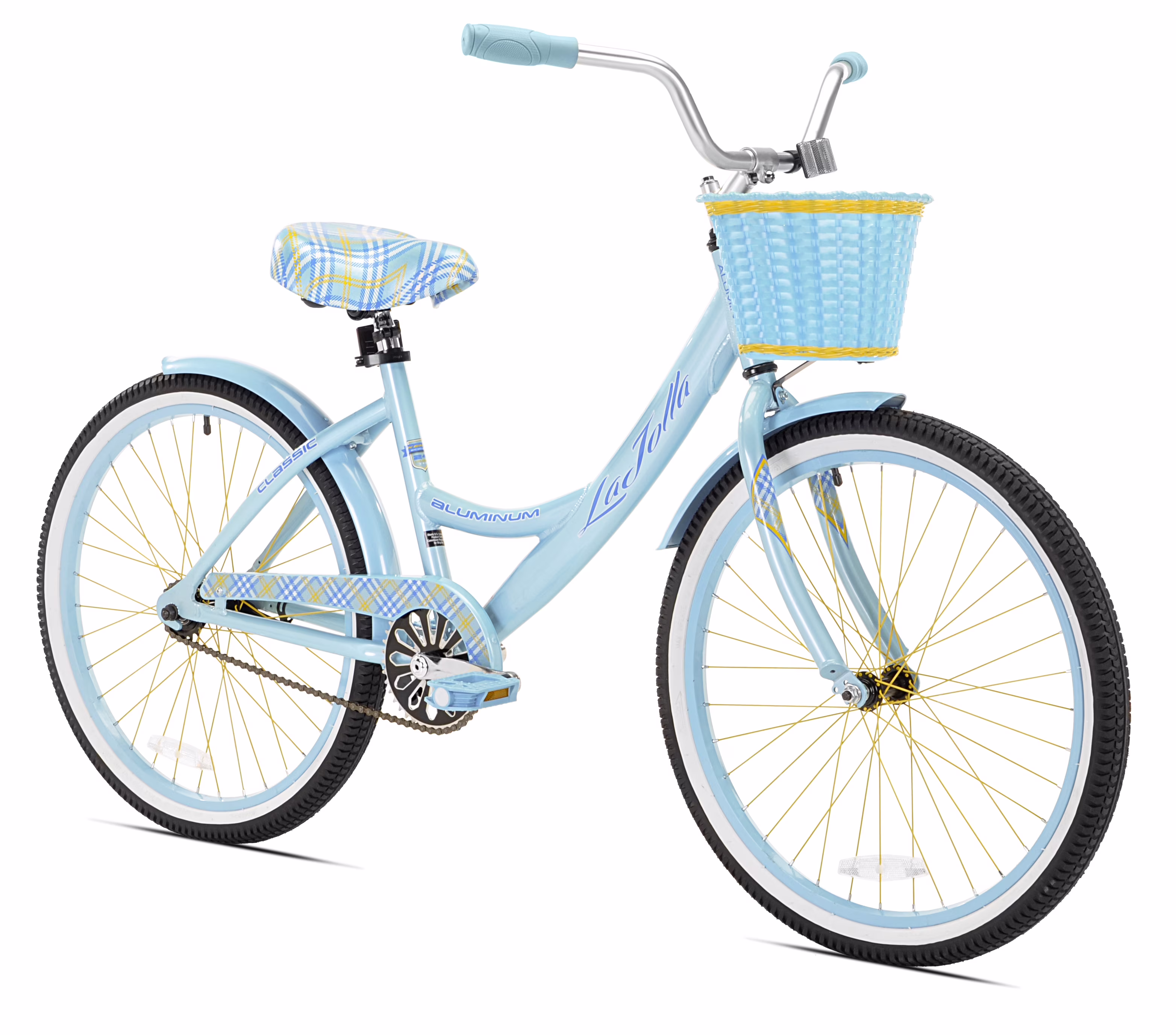 24″ La Jolla Girls Cruiser Bike, Light Blue