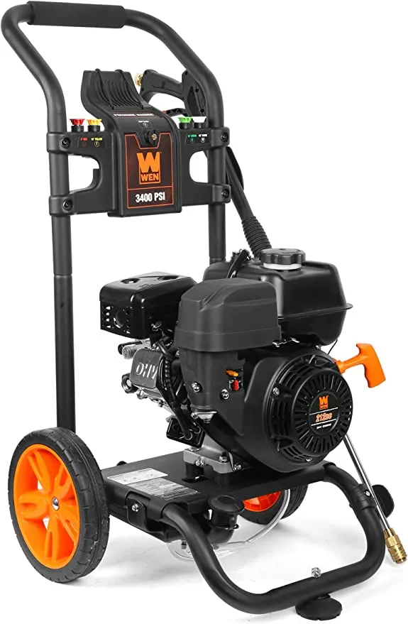 Nettoyeur haute pression à essence, 3400 PSI, 2,7 GPM, moteur 212 cm3