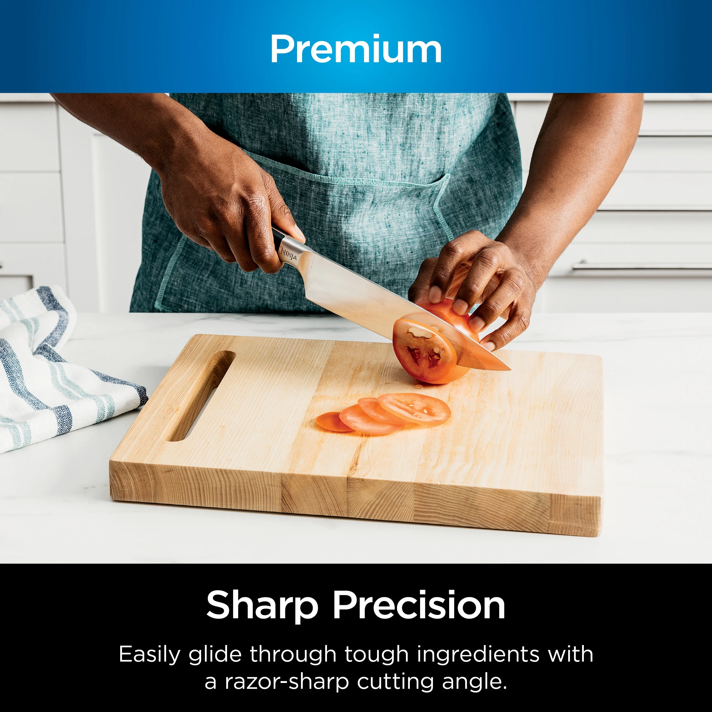 Ninja Foodi Neverdull Premium 12 - Piece Knife System with Built - in Sharpener, K32012