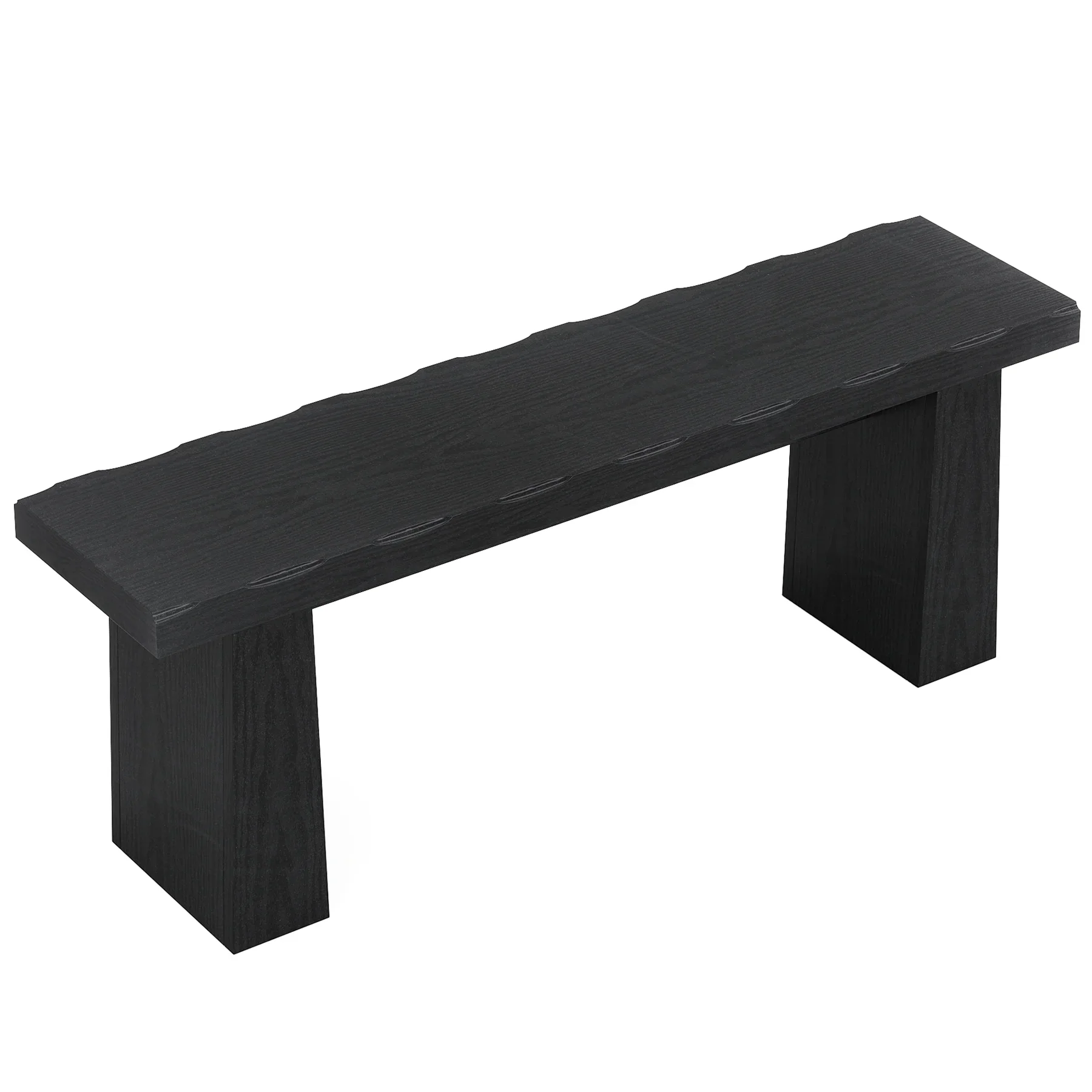 Fnova 48 Wooden Two - Person Backless Entryway Bench with Under - Bench Storage for Outdoor Garden, Living Room, Bedroom, Dining Room, Hallway