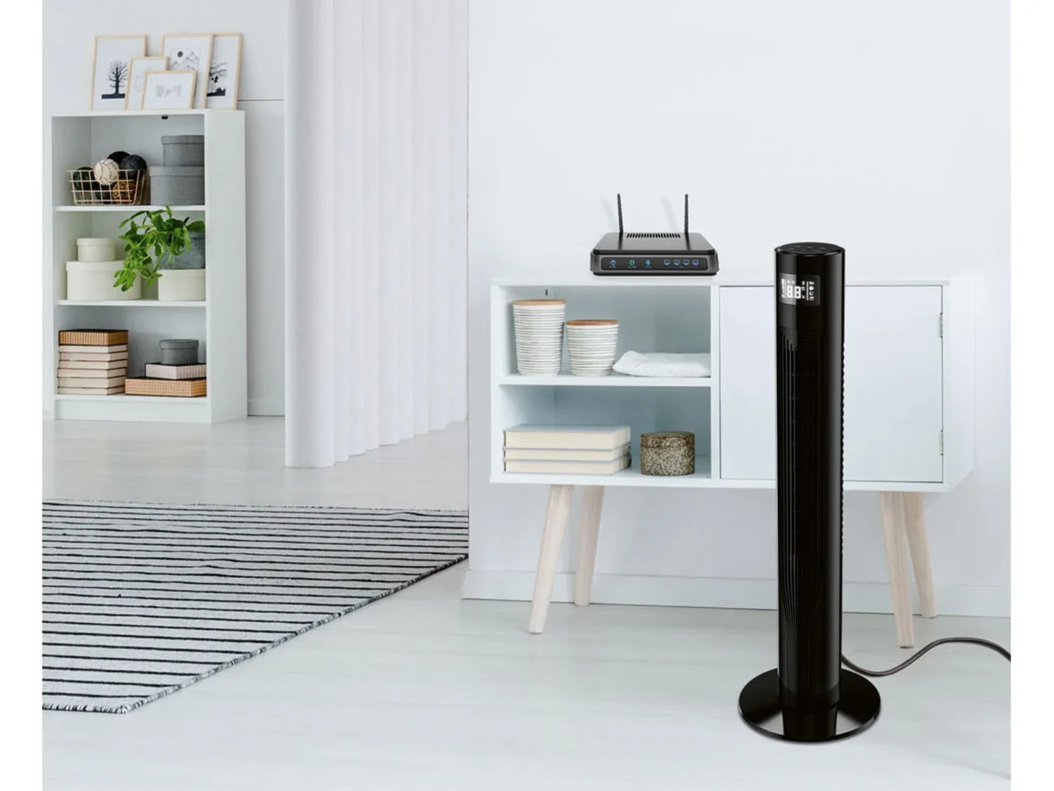 SILVERCREST Ventilateur de tour Smart Home STVS 50 A1