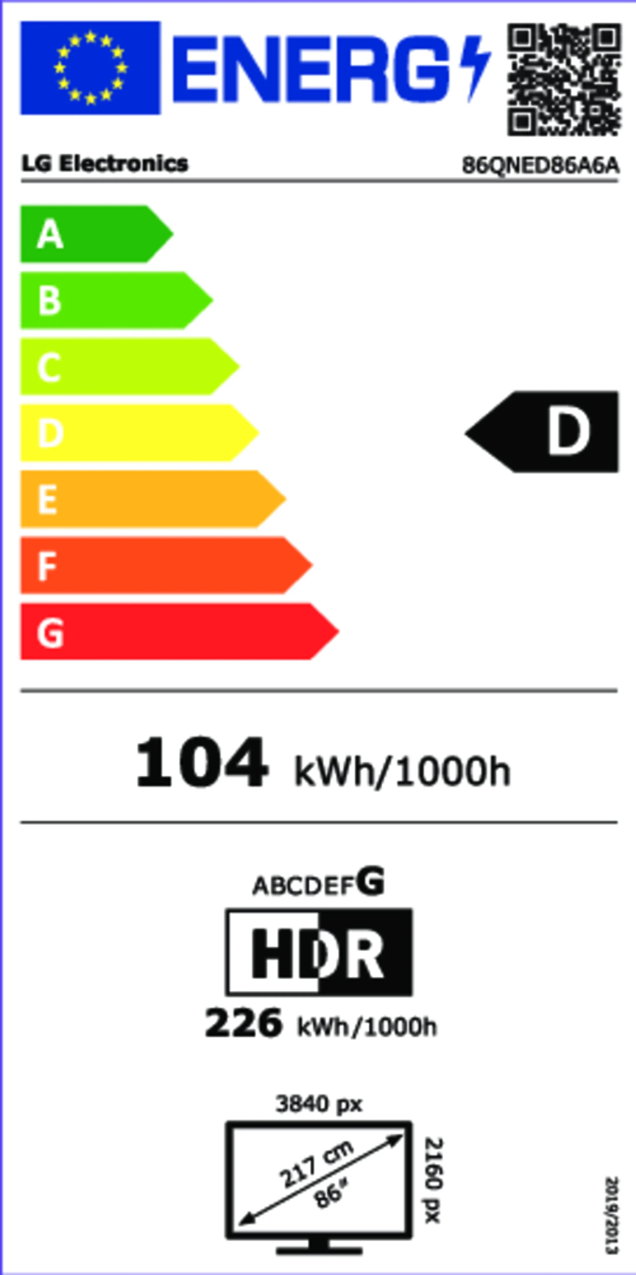 LG QNED evo AI MiniLED 4K TV 86QNED86A6A(2025) - 86 inch