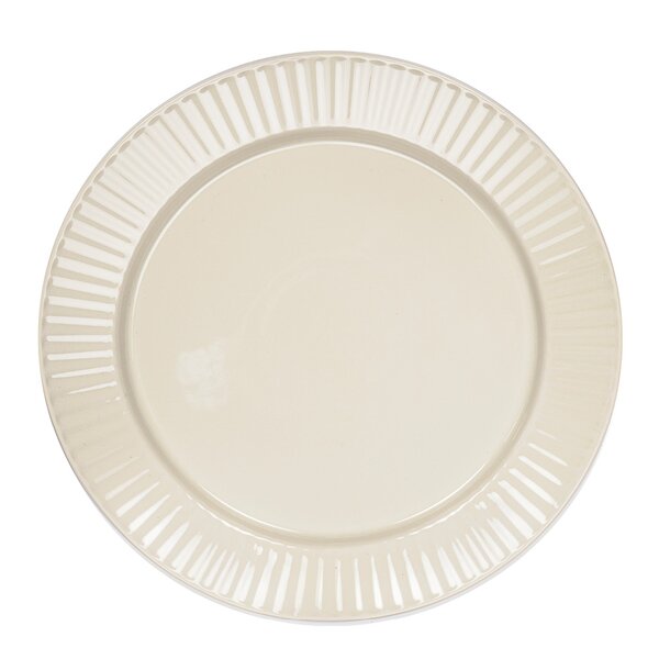 Coffee & More tallerken 27,5 cm beige