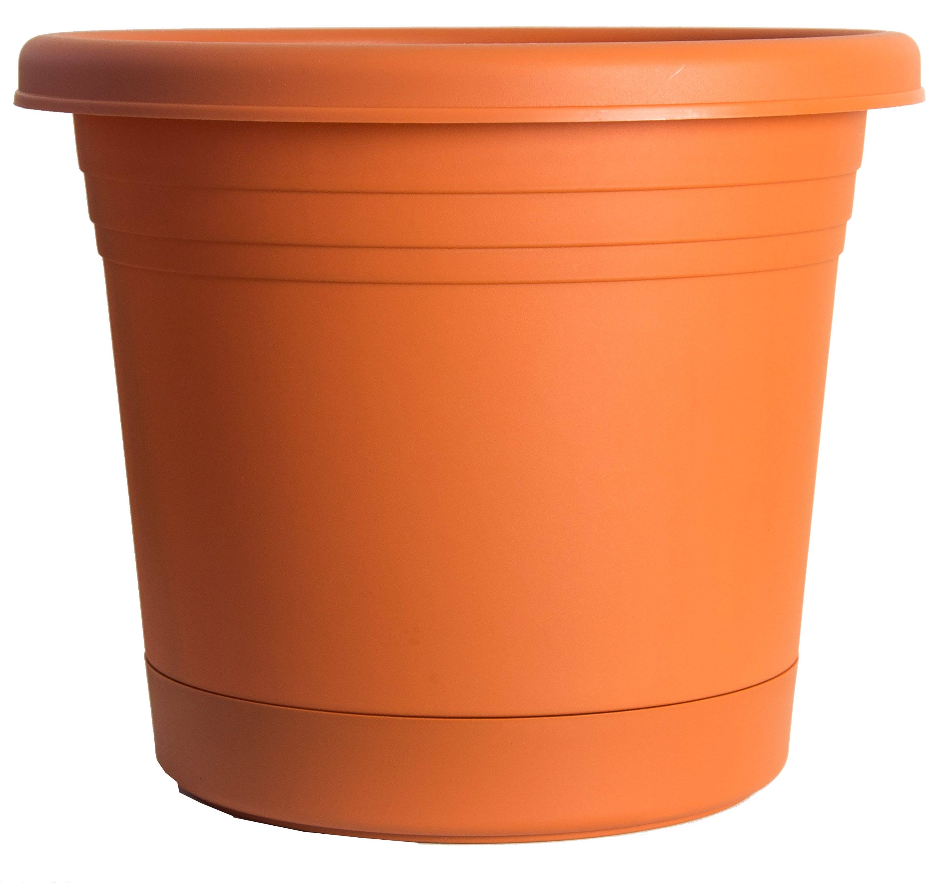 Rugg Polyresin Planter - Terracotta