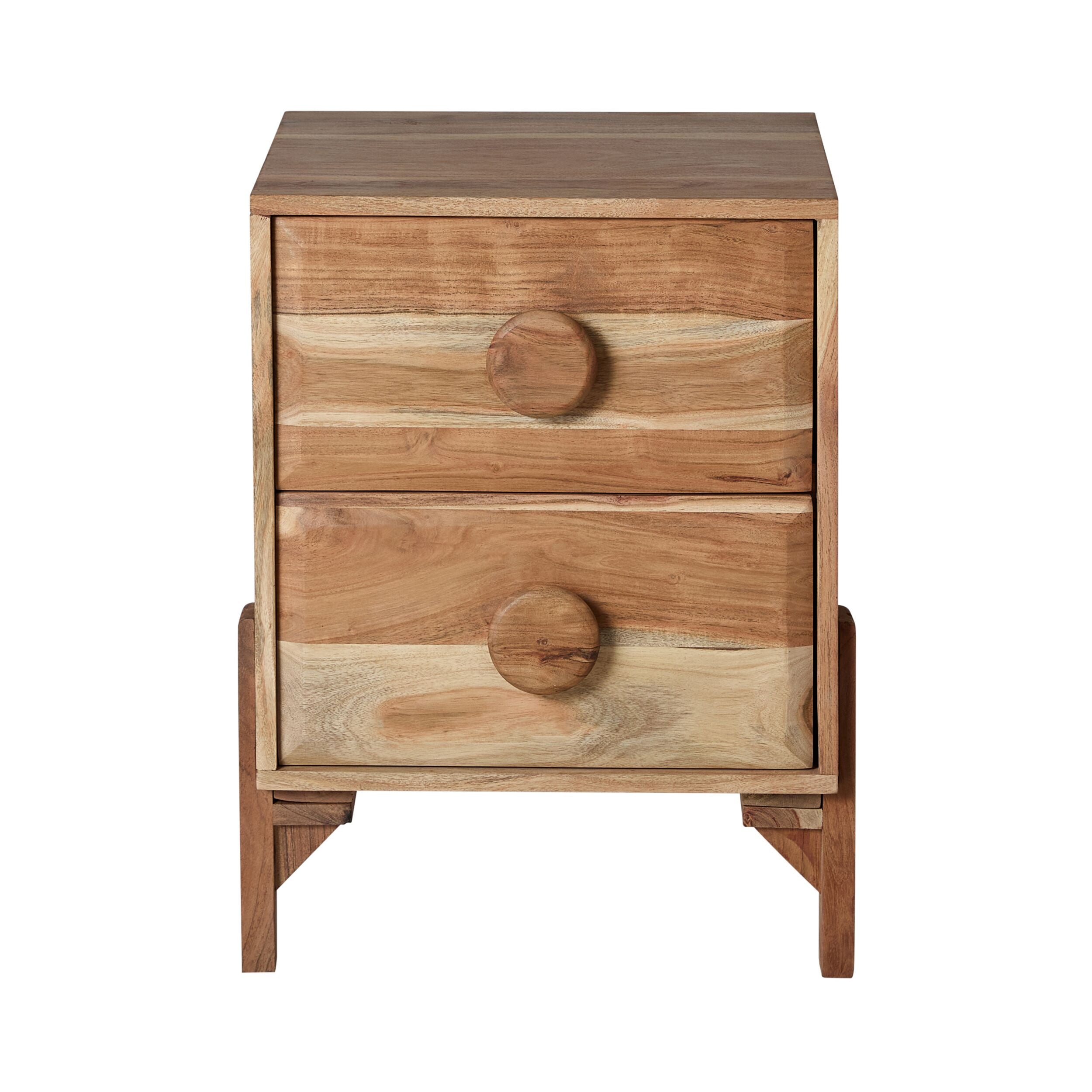 Fig 2 Drawer Bedside Table