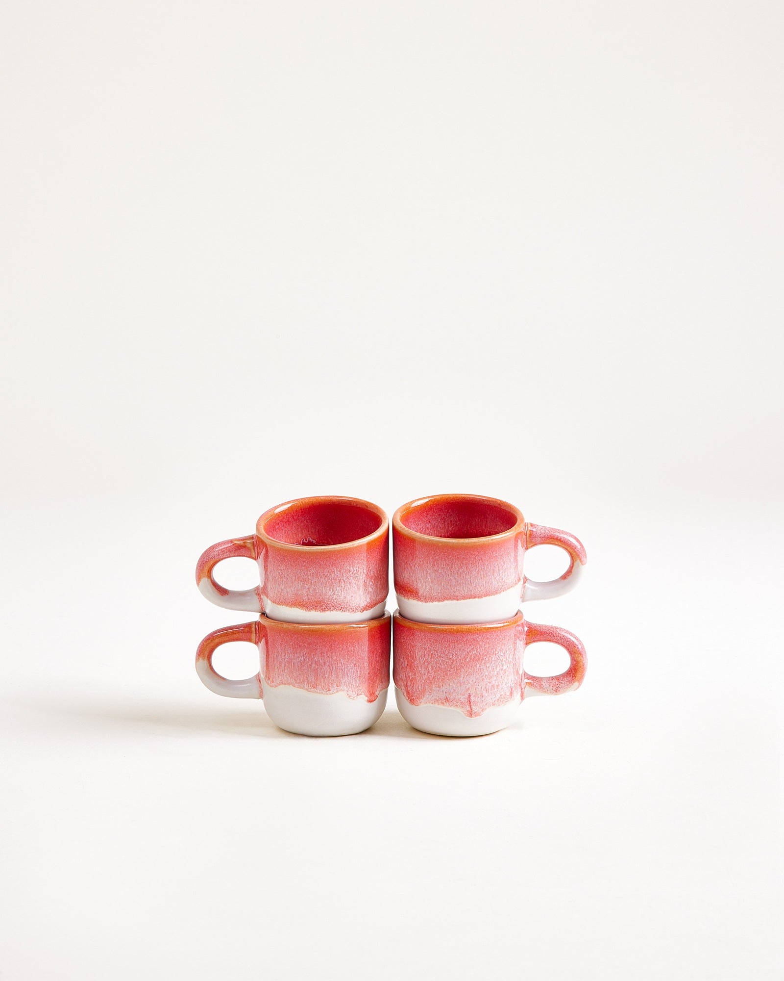 COIMBRA - ESPRESSO MUG PINK SET OF 4
