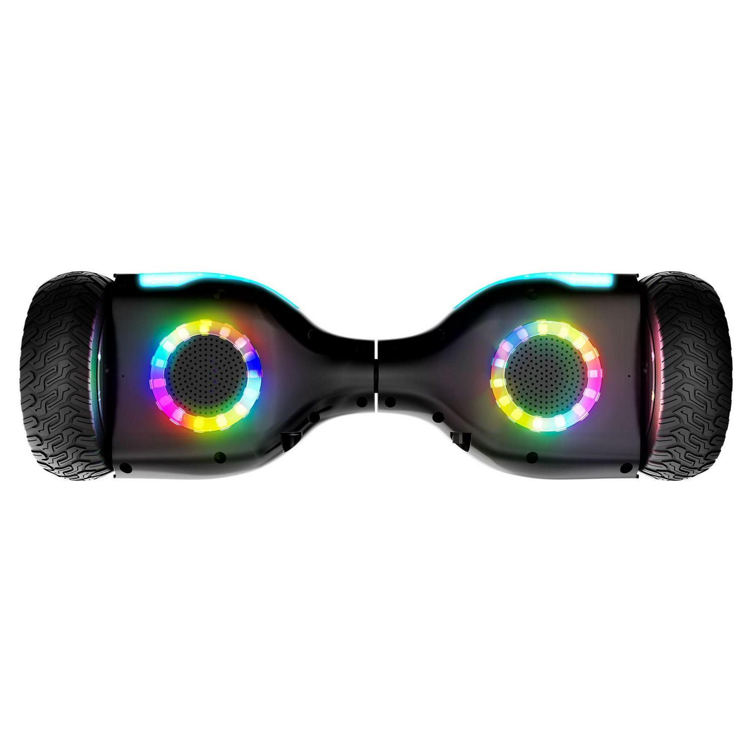 Warrior XL Off Road Hoverboard 250 lb Weight Limit Music Synced Bluetooth LED Lights 8 Inch Infinity Wheels 8 Mph LiFePo Battery UL Compliant Image 8
