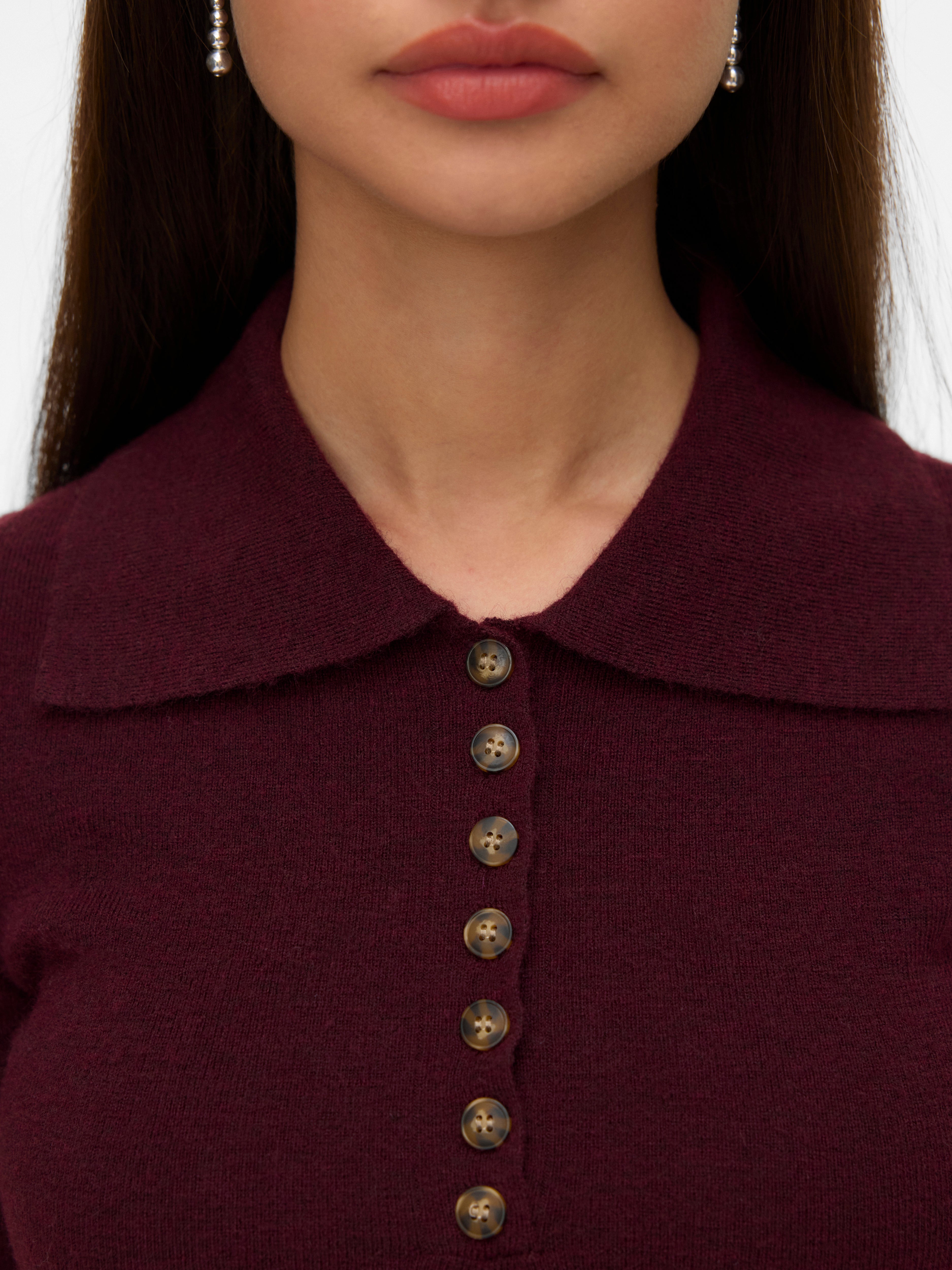 VERO MODA® VMMARINA Knitted Polo-Shirt