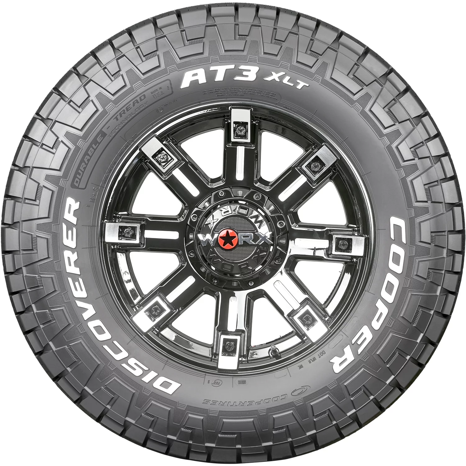 Pneus tout-terrain Cooper Discoverer AT3 XLT 285/75R16 10 plis E – Convient aux camionnettes et aux modèles Hummer H3