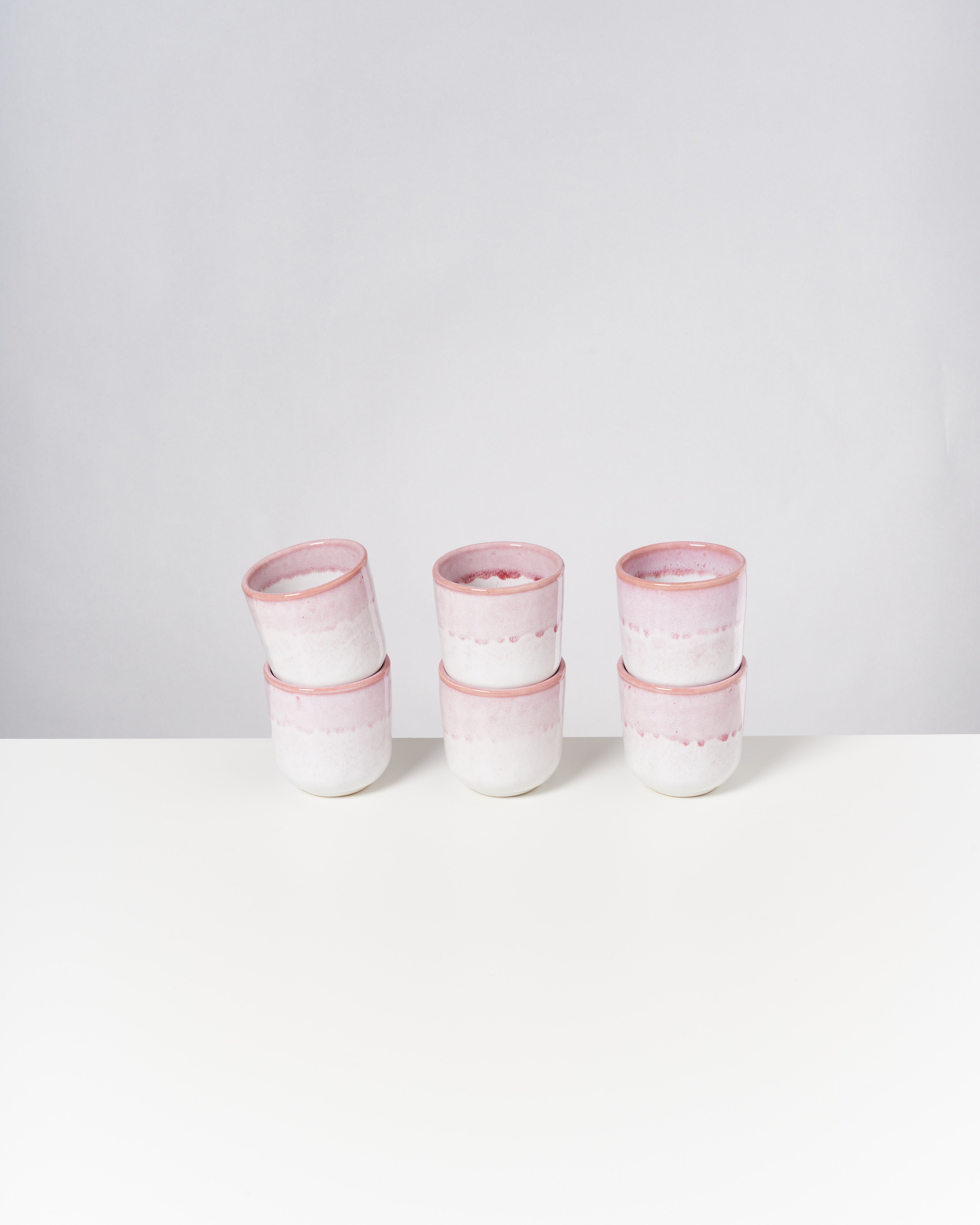 COPA ALTO - SMALL CUP PINK WHITE
