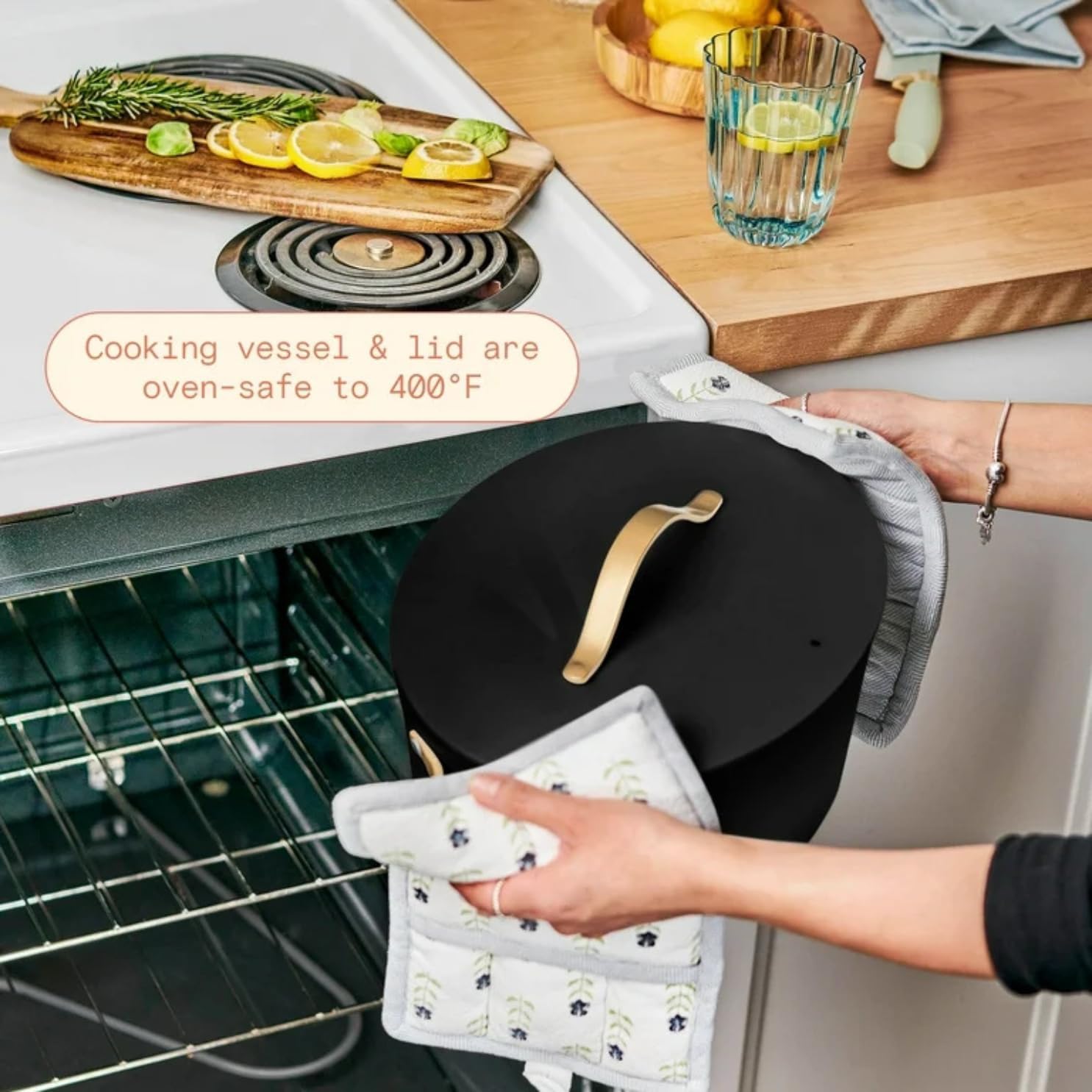 Multi-Cooker 6-Quart 10-in-1 Electric Multi Cooker, Digital Controls, Slow Cook, Steam, Sauté & Rice, Oven-Safe Nonstick Pot