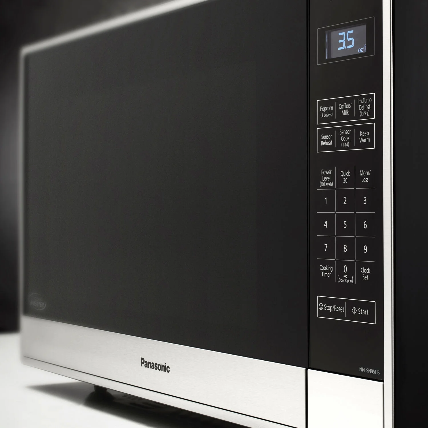 Panasonic 2.2 - Cu. Ft. 1250W Countertop Microwave with Inverter Technology, Stainless Steel NN - SN95HS