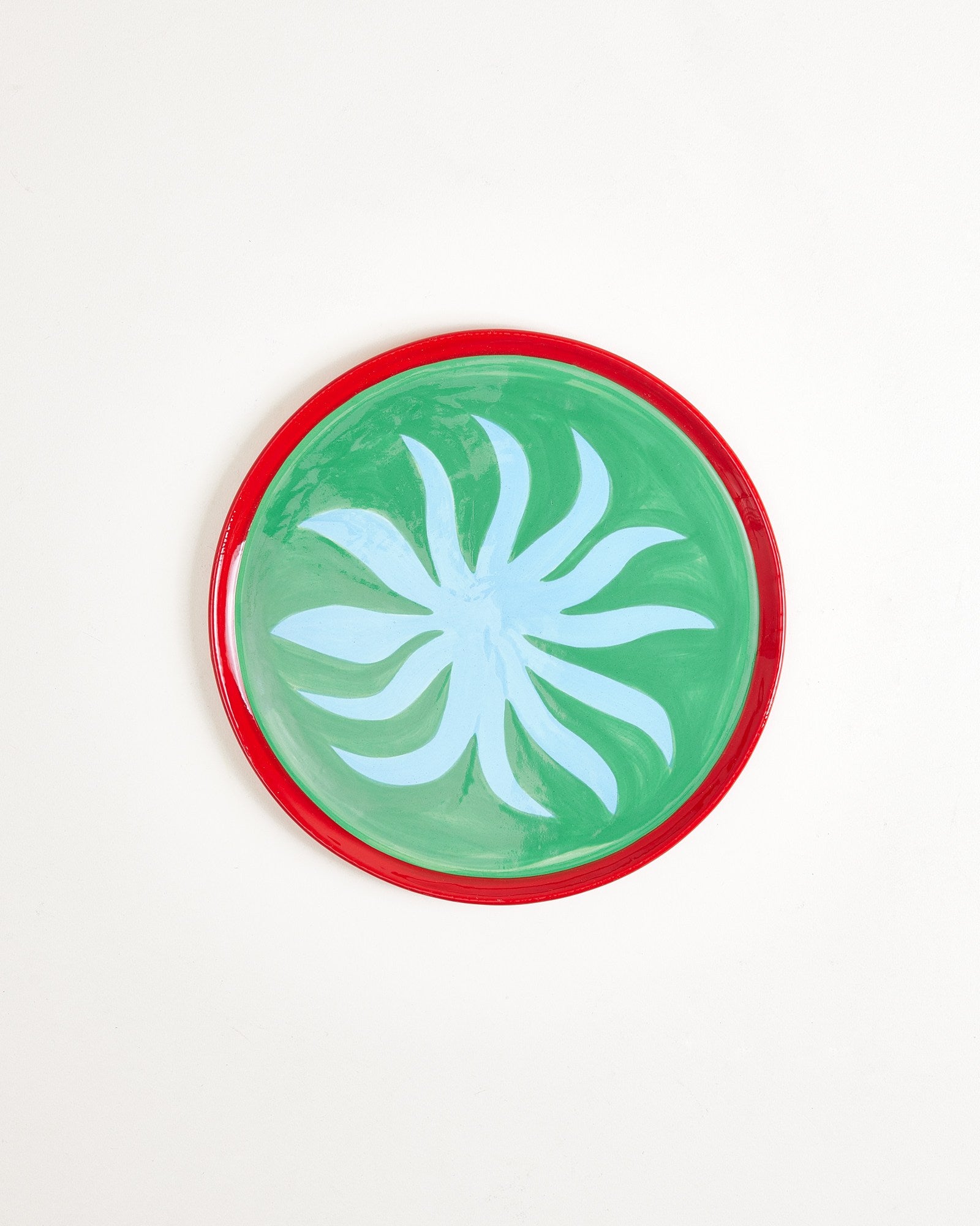 MAM X ISIS MARIA - SMALL PLATE MODERN GREEN BLUE