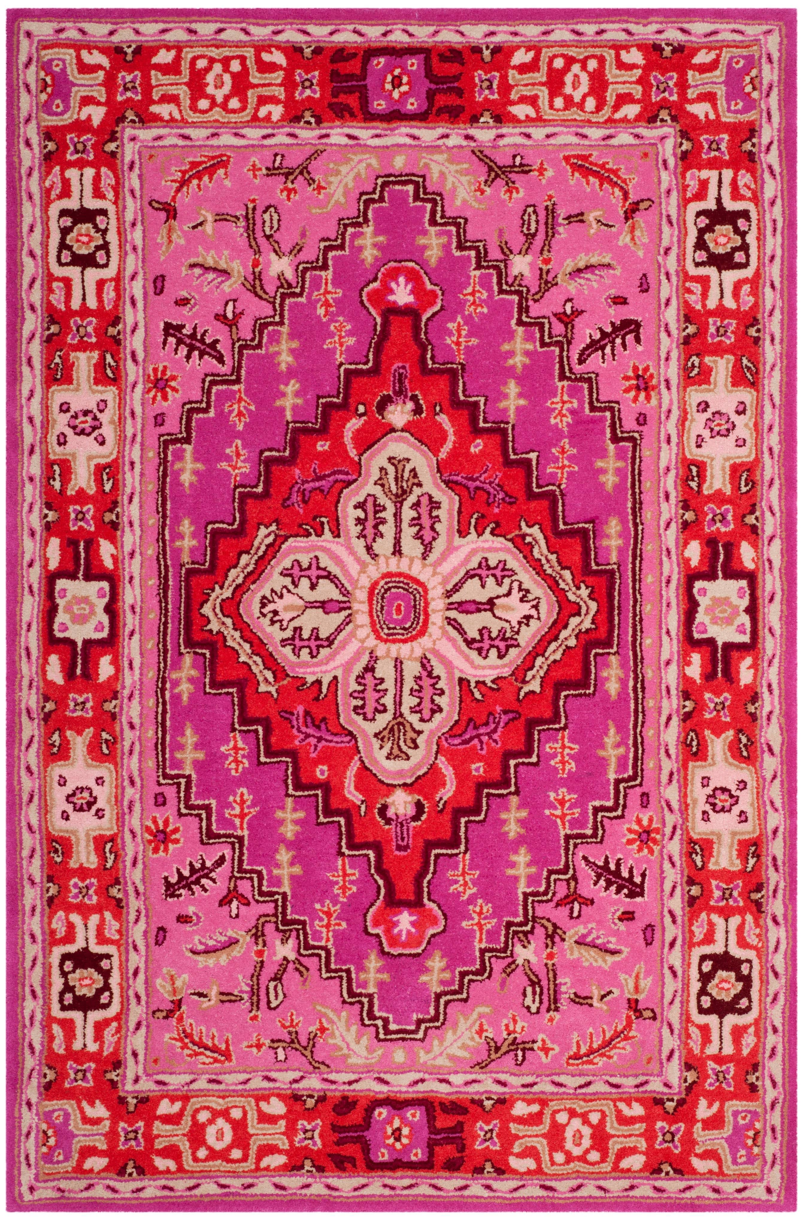 Safavieh 3' x 5' Bellagio BLG545B Red Pink Rug