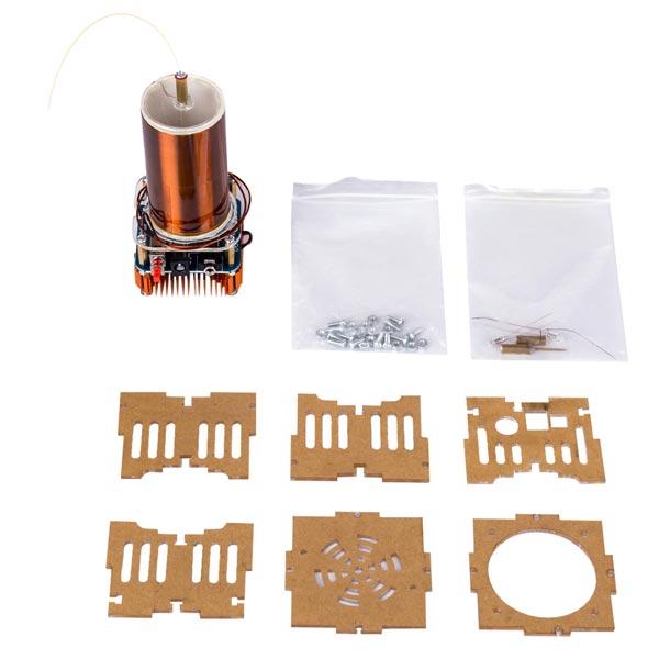 Mini Singing Tesla Coil Music Kit Wireless Transmission Experiment Desktop Toy - Enginediy
