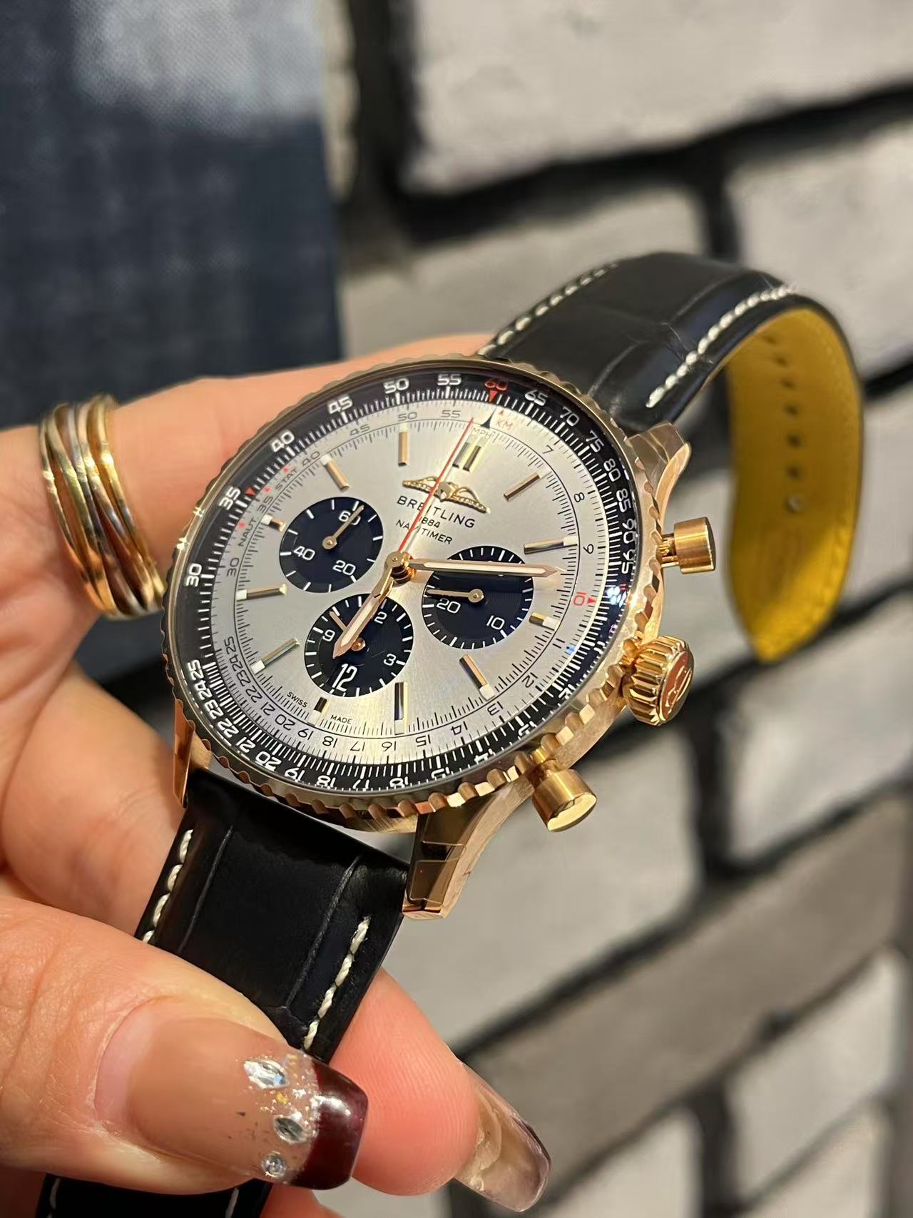 [Super Clone]Breitling Navitimer Gold B01