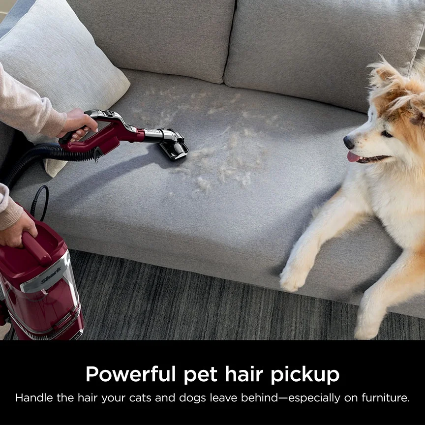 Detect Lift-Away ADV Corded Upright Vacuum with PowerFins Detect, Self-Cleaning Brushroll Odor Neutralizer Technology, LA492, Burgundy - Image 8