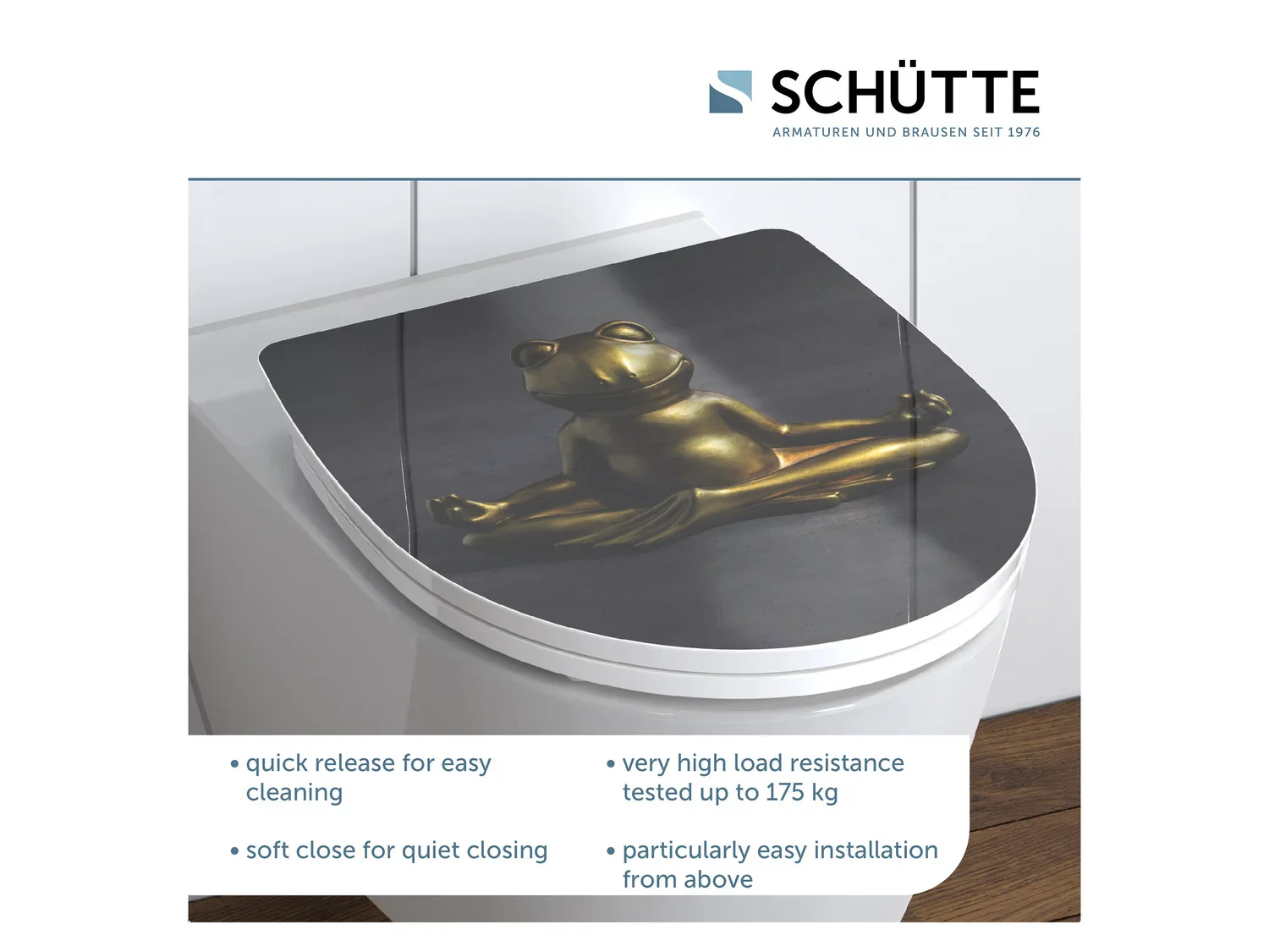 Schtte Abattant WC High Gloss, avec fermeture en douceur