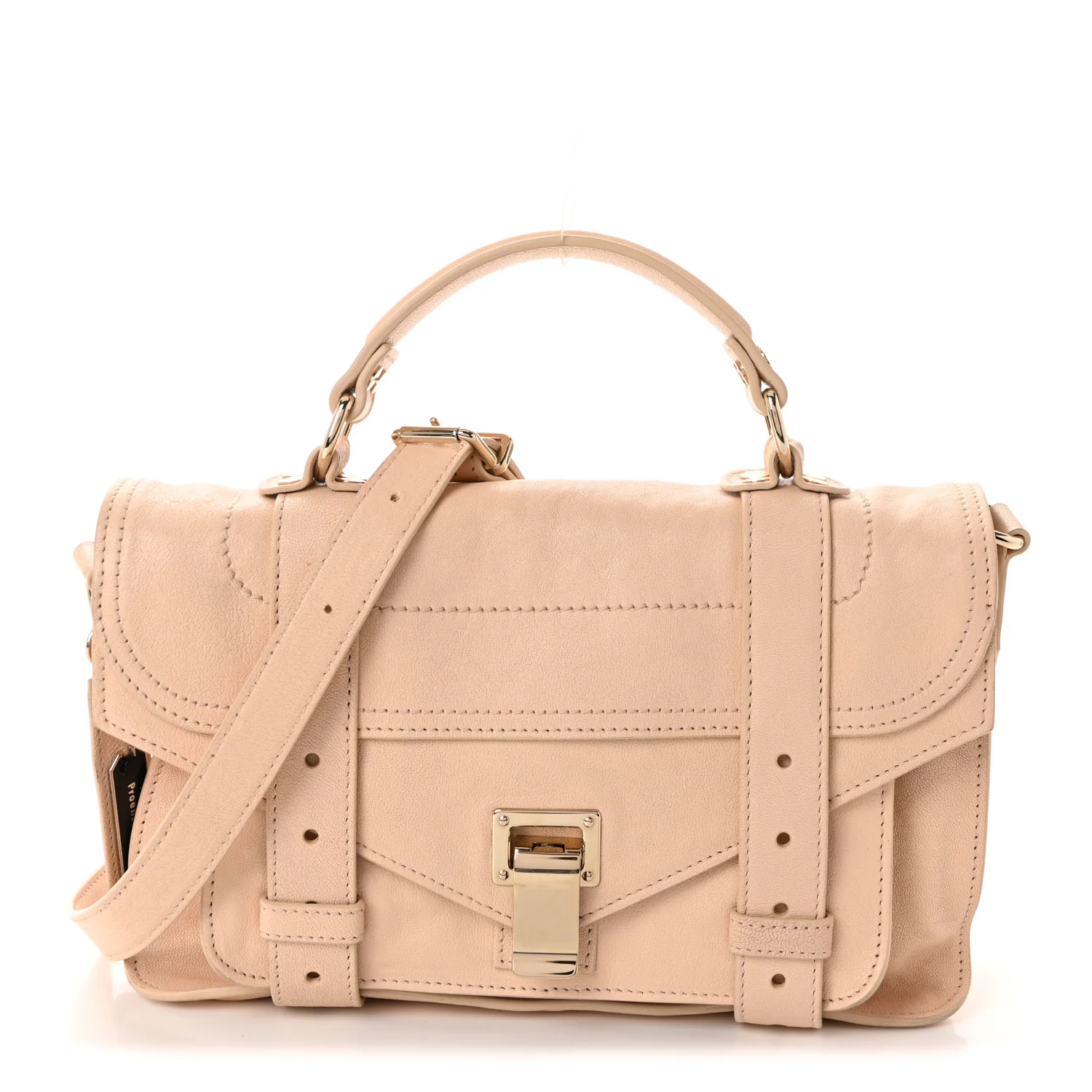 Lambskin Tiny PS1 Satchel Nude