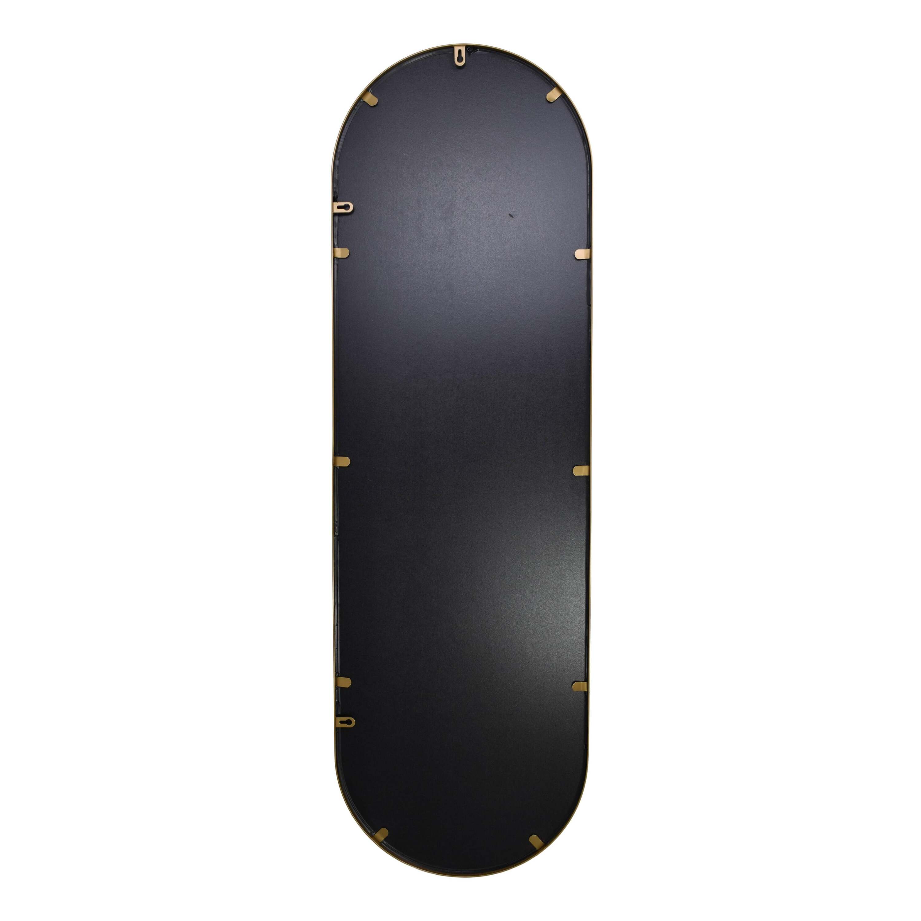 Fragix Boston Passpiegel Ovaal - Goud - Metaal - 130x40