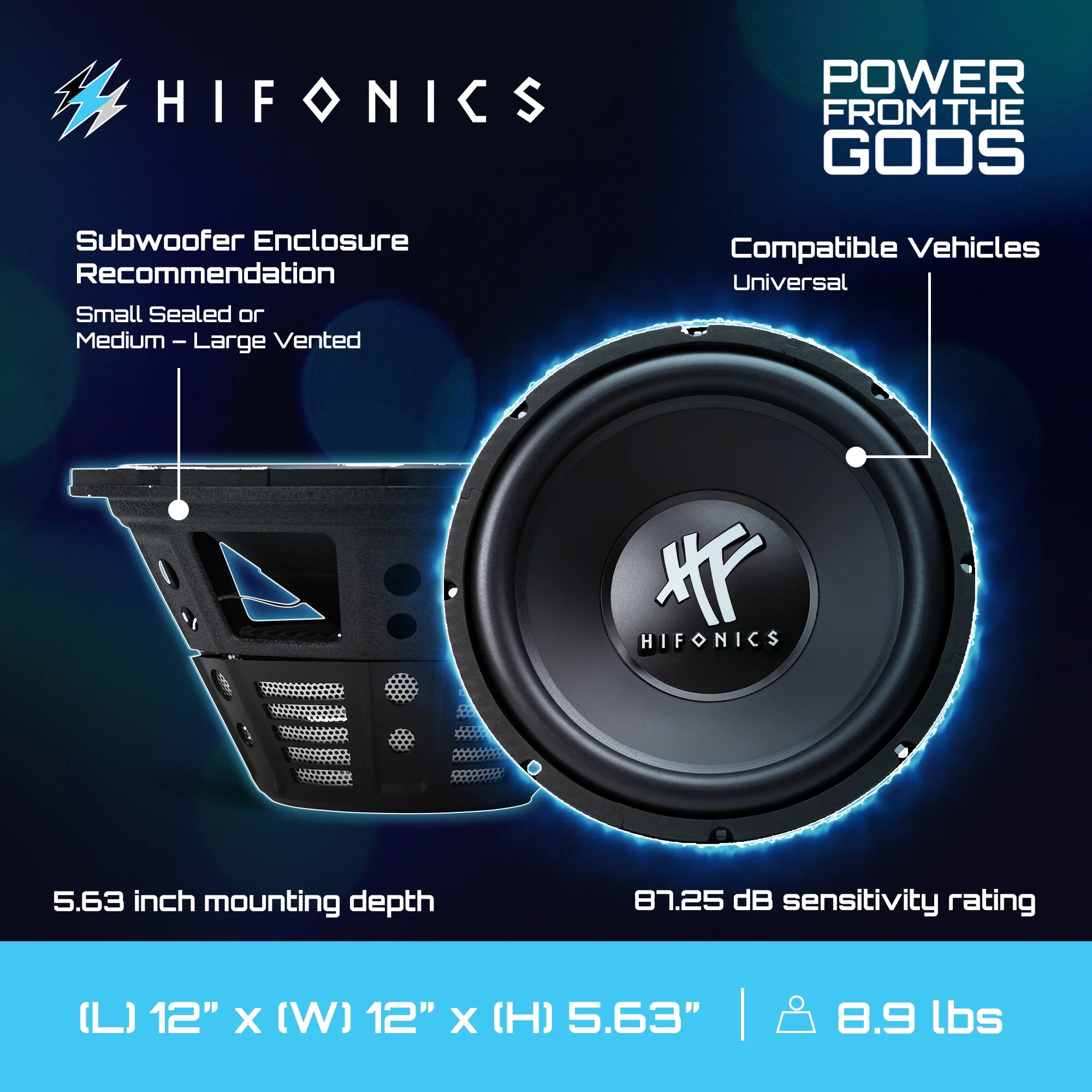 4) HIFONICS HFX12D4 12