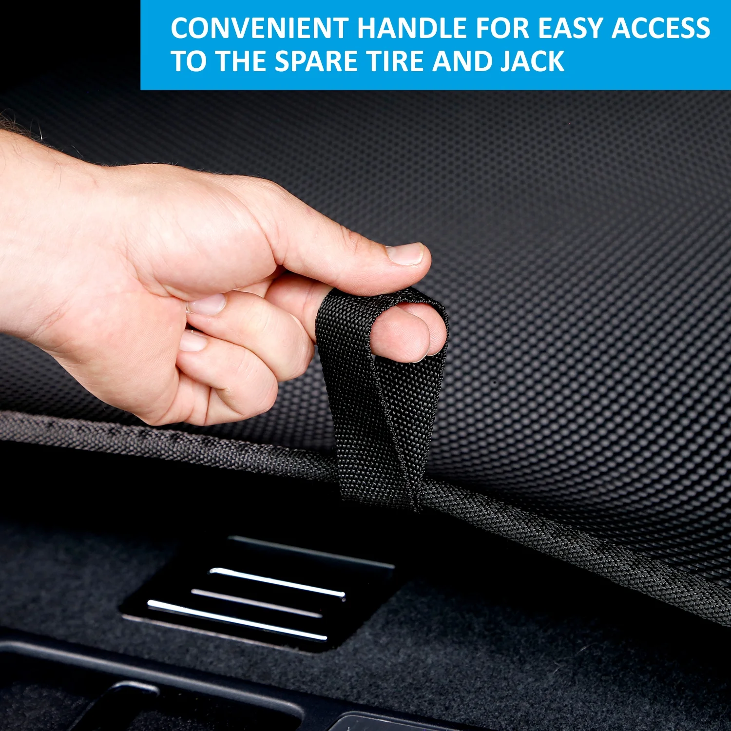 Cargo Liner for Kia Soul 2014-2019 Custom Fit Trunk Mat, with Honeycomb Dirtproof Waterproof Technology All-Climate, Heavy Duty, Anti-Slip Cargo Liner, Luggage FL01114042 - Image 5