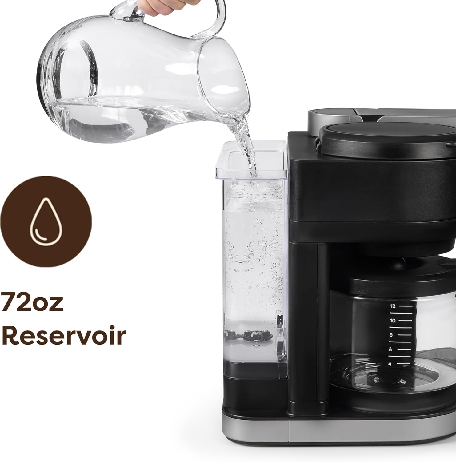 Keurig K-Duo Hot & Iced Single Serve & Carafe Coffee Maker, MultiStream Technology, 72oz Reservoir (Gen 2) |   MultiStream Technology, Reservoir (Gen 2)
