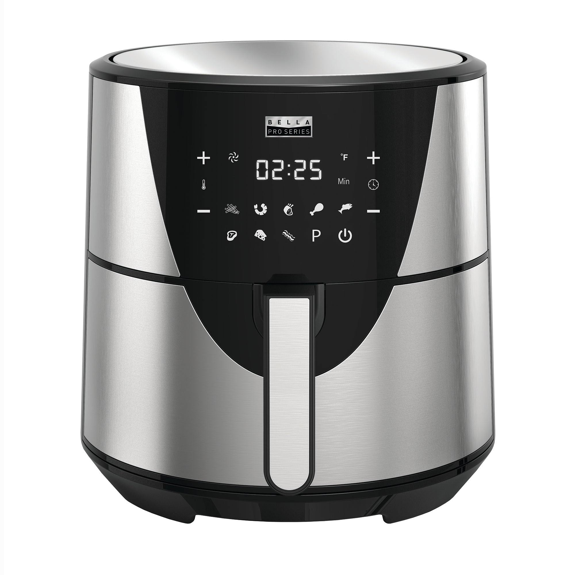Bella Pro Series - 8-Qt. Digital Air Fryer - Stainless Steel