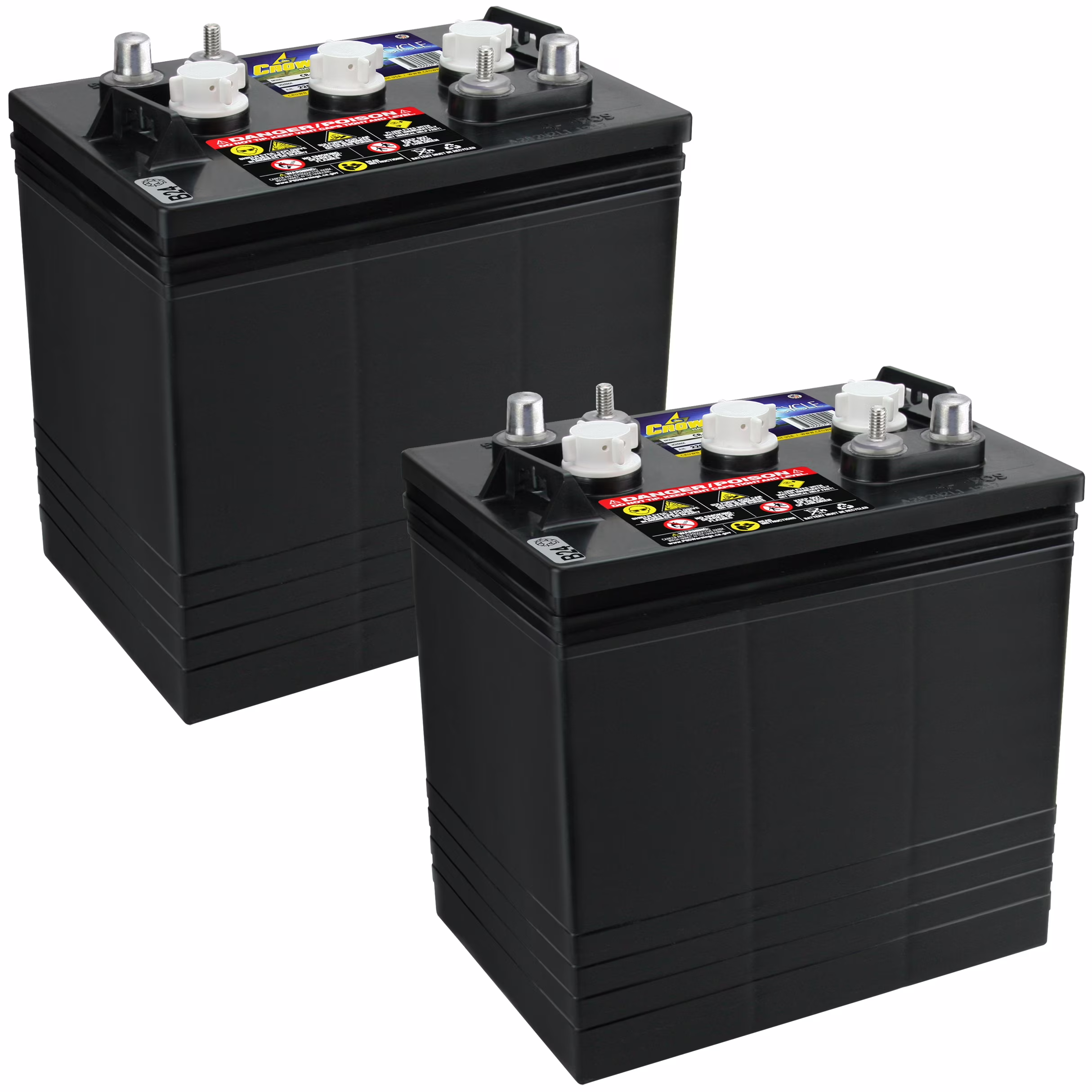 Lead Acid 6 Volt Vehicle Battery, Group Size GC2, 850 CCA for Golf Carts