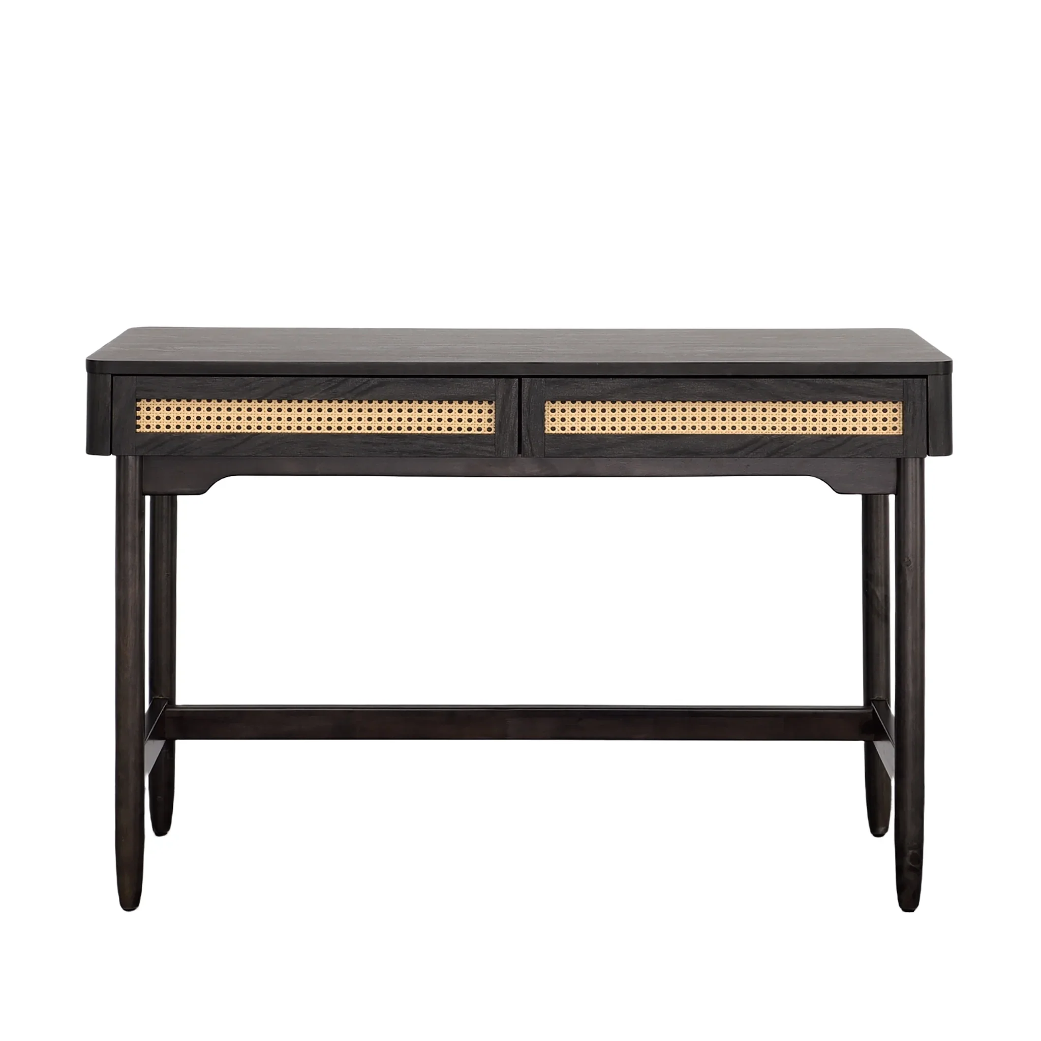 Better Homes & Gardens Springwood Caning Desk, Light Honey Finish