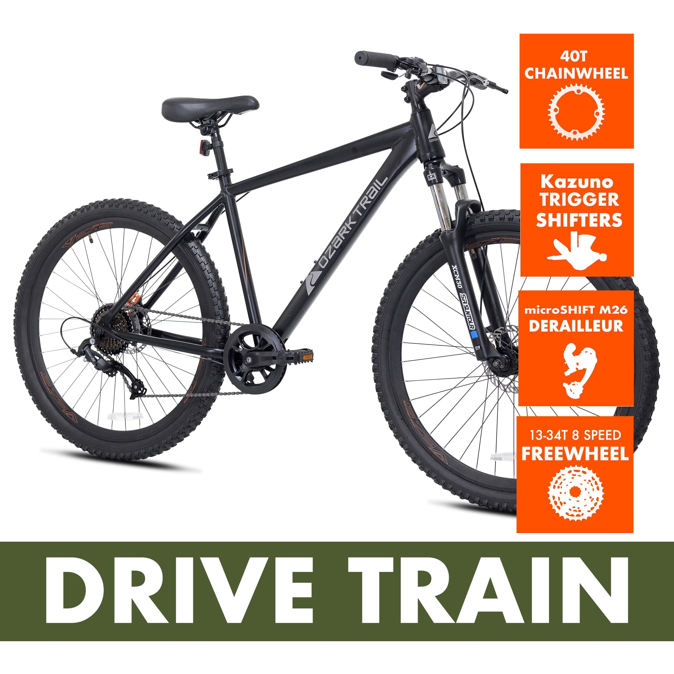 Trail 27.5 Vibe Mountain Bike. Large Frame. Black
