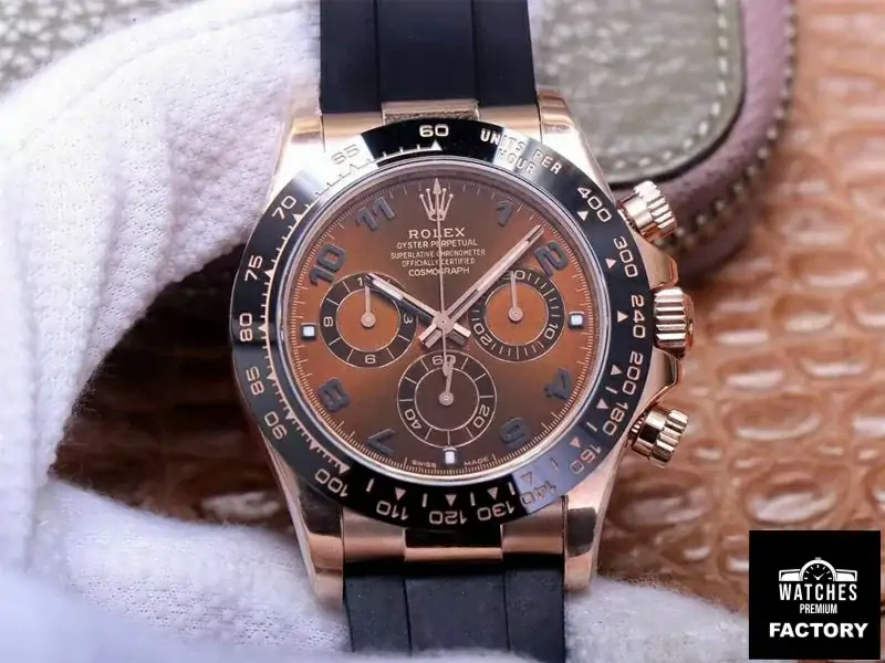 Rolex Daytona M116515LN-0015 Noob Factory Brown Dial 4130 Movement