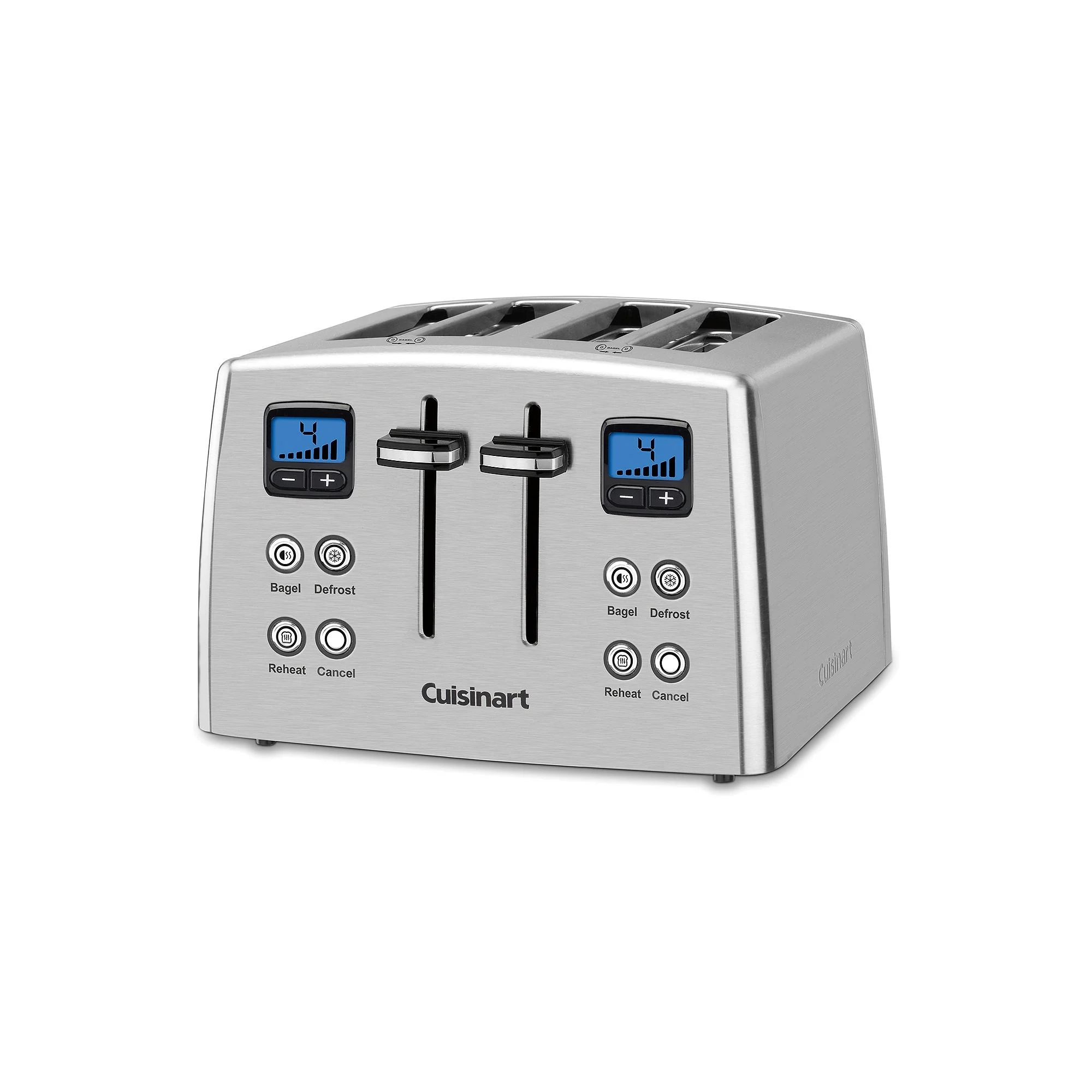 Toasters 4 Slice Countdown Metal Toaster, New, CPT-435P1 - Image 2