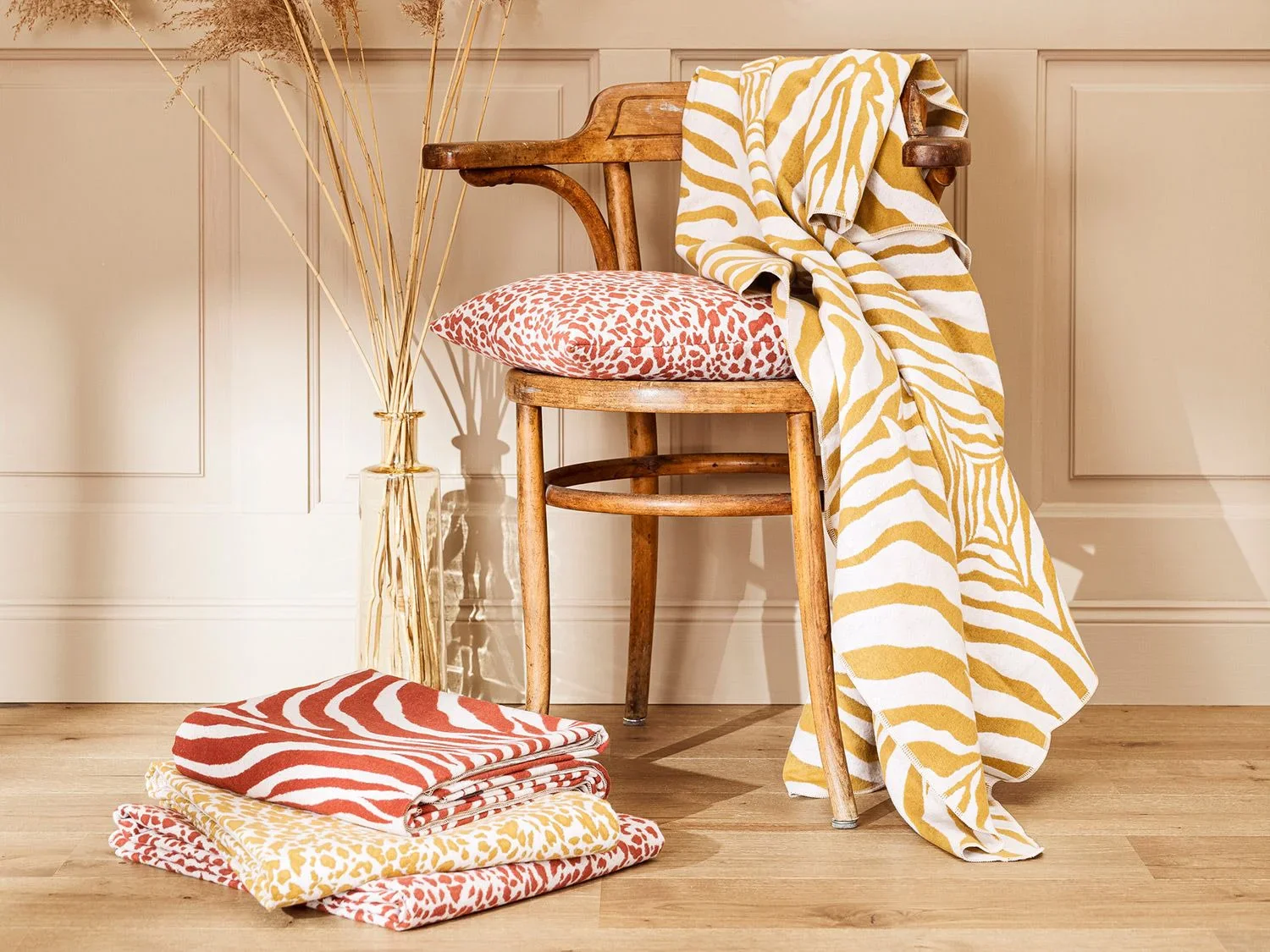 MAGMA Plaid LEOPARDO, 140 x 180 cm