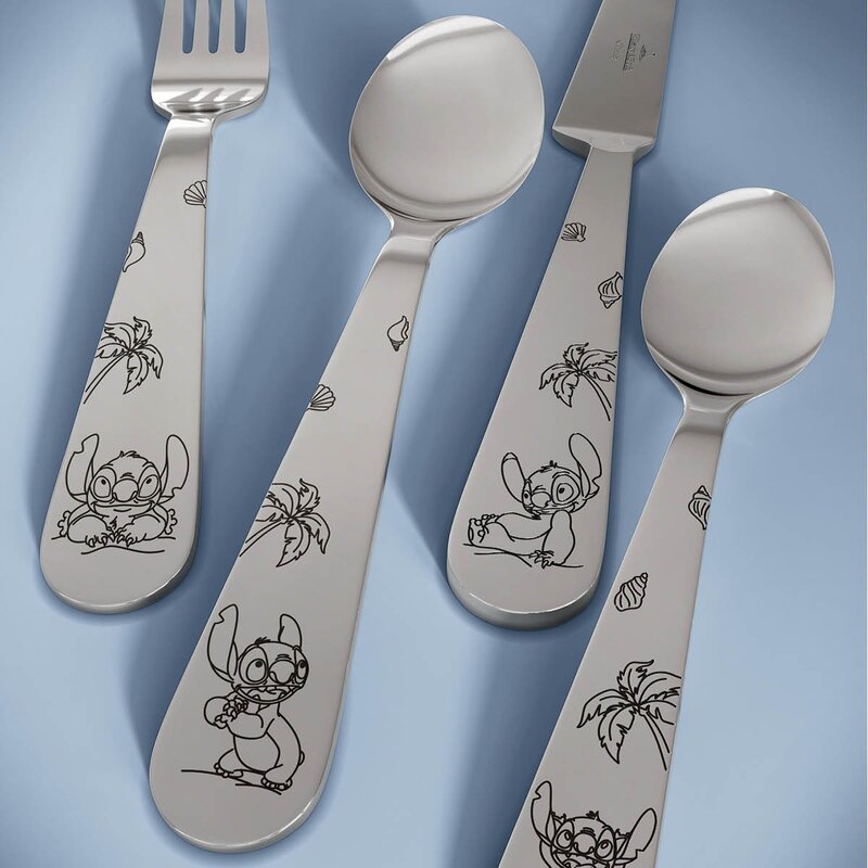 Kiddy Disney barnebestikk 4 deler Stitch