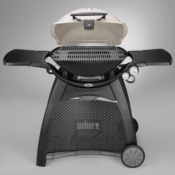 Q 3200 2 Burner Propane Gas Grill in Titanium with Built In Thermomter Image 9